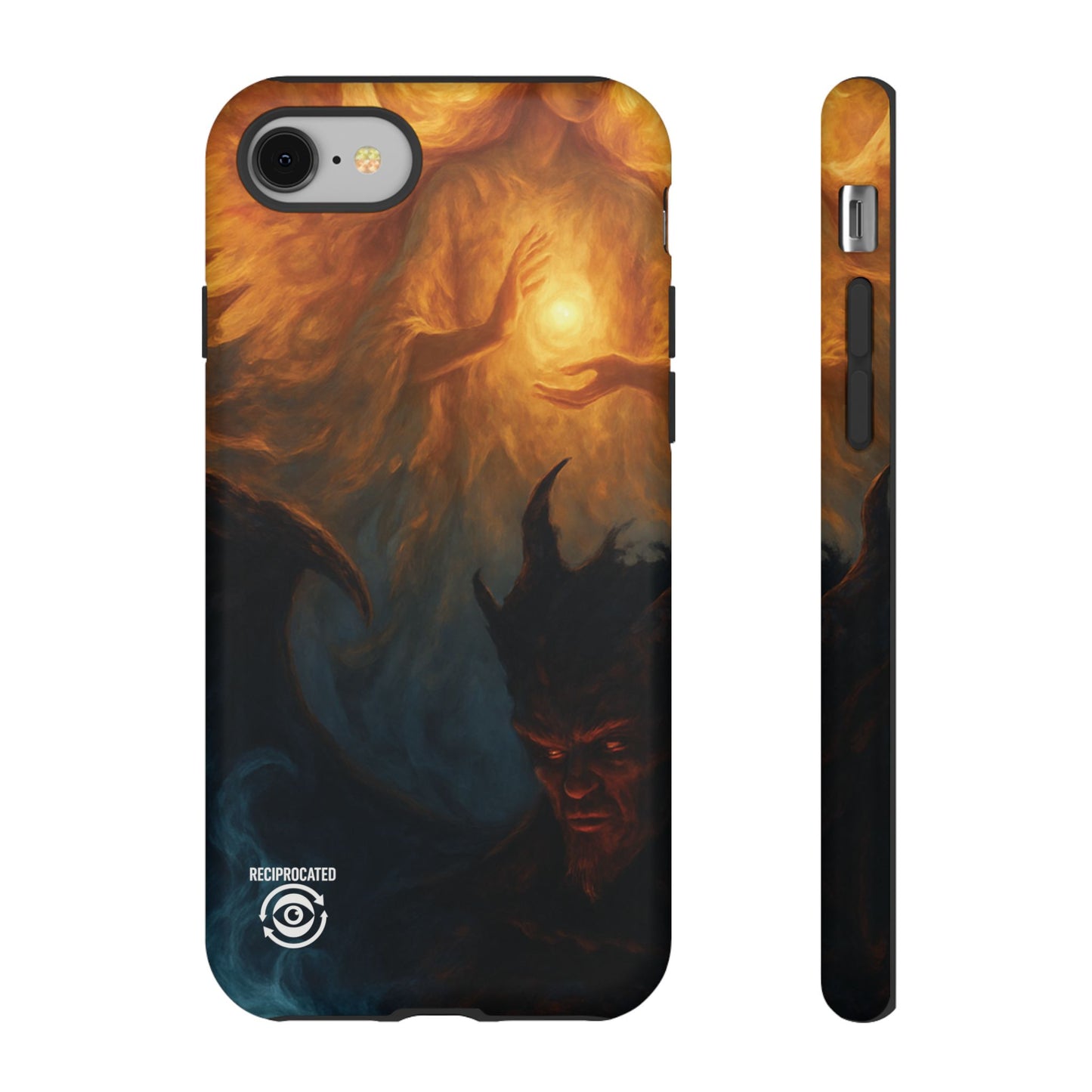 Tough Cases - Angelic Art Phone Case | Dark Fantasy Design, Unique Gift for Gamers, Halloween Decor, Protective Cover, Stylish Accessory