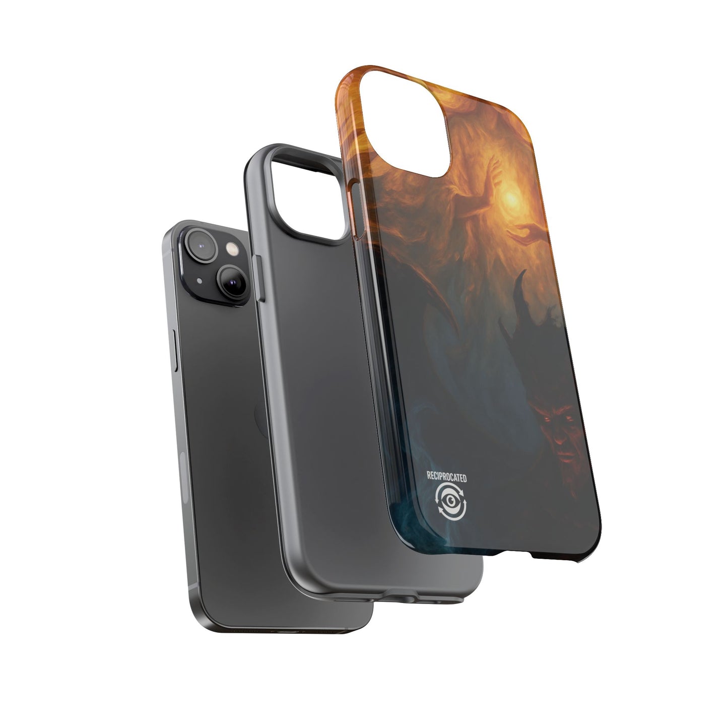 Tough Cases - Angelic Art Phone Case | Dark Fantasy Design, Unique Gift for Gamers, Halloween Decor, Protective Cover, Stylish Accessory