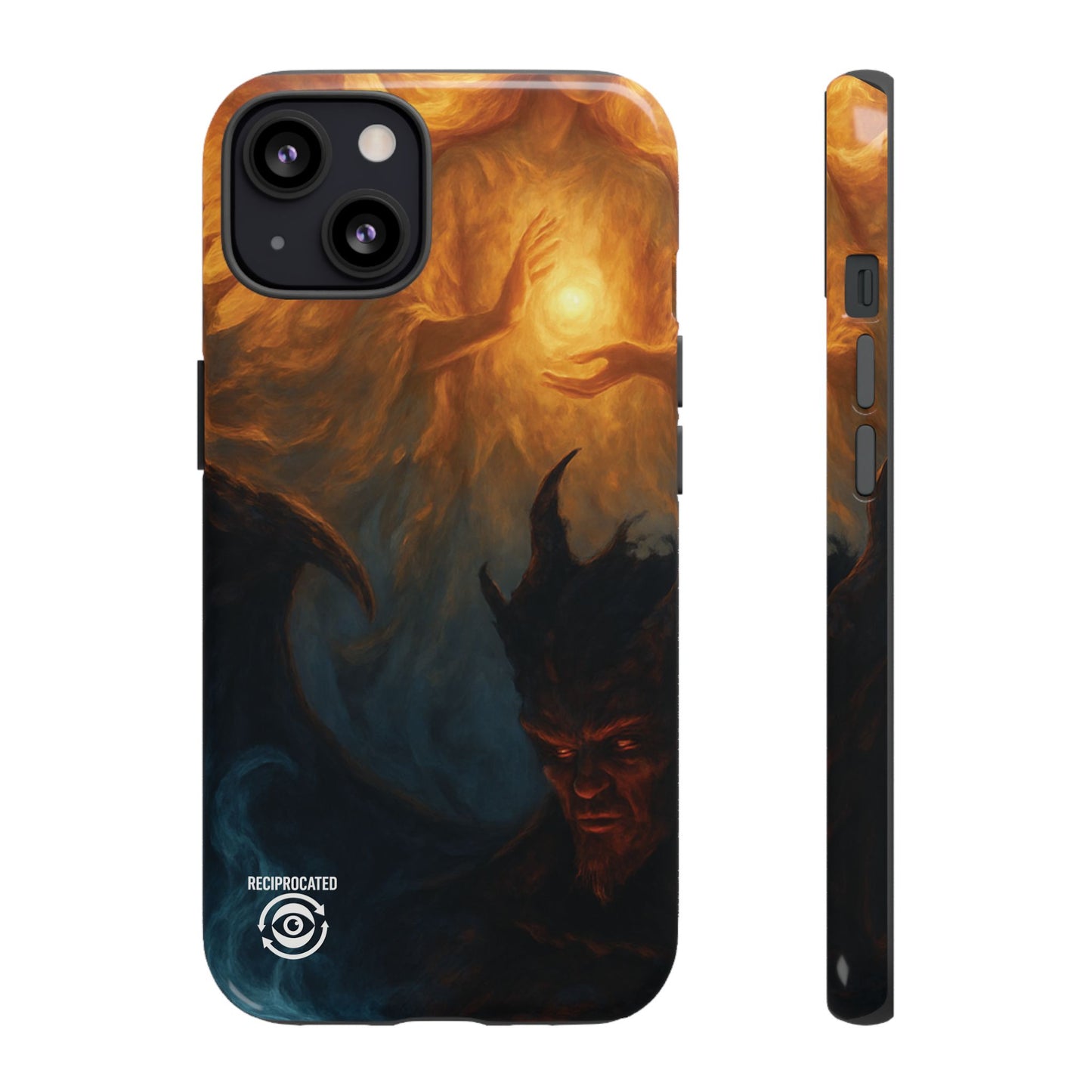 Tough Cases - Angelic Art Phone Case | Dark Fantasy Design, Unique Gift for Gamers, Halloween Decor, Protective Cover, Stylish Accessory
