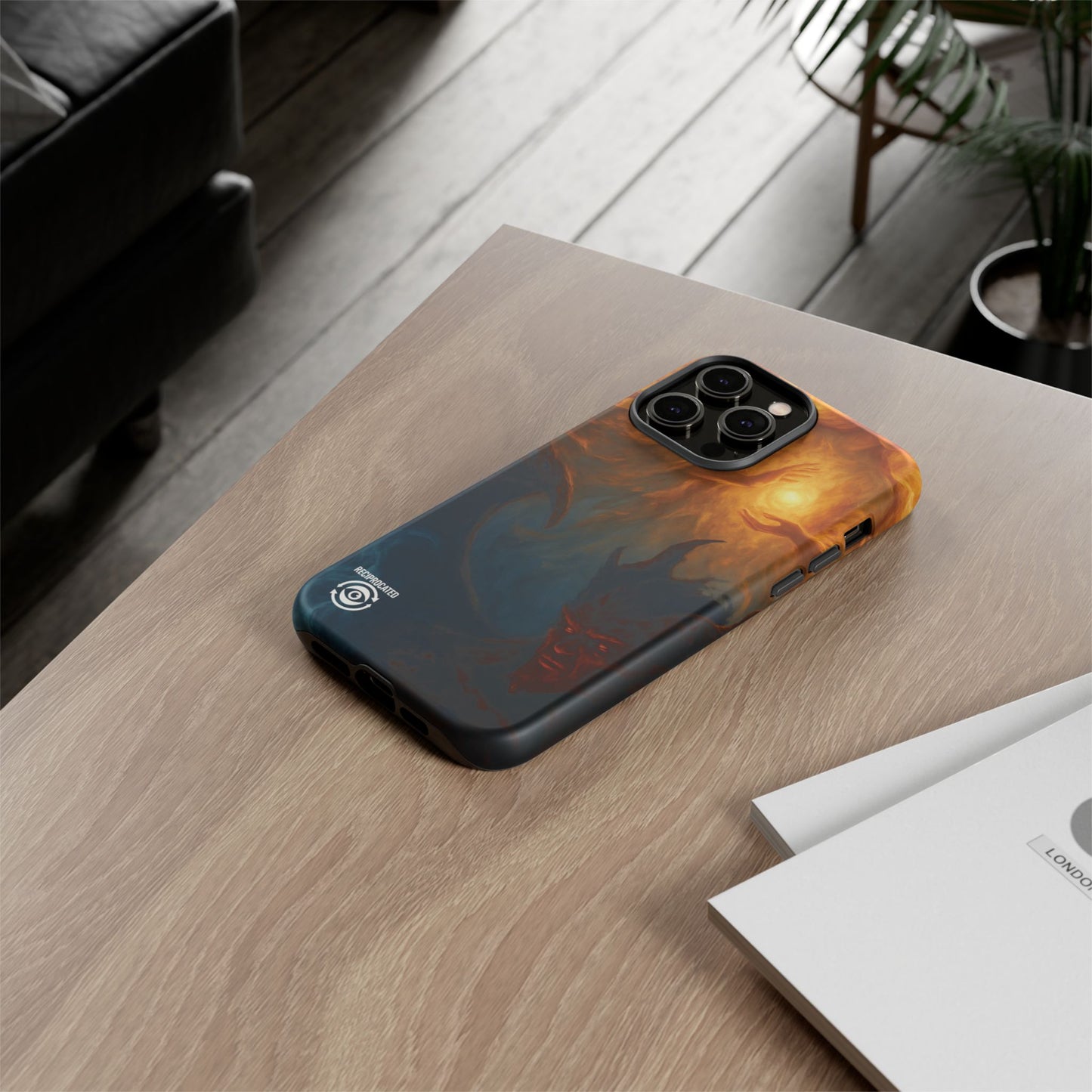 Tough Cases - Angelic Art Phone Case | Dark Fantasy Design, Unique Gift for Gamers, Halloween Decor, Protective Cover, Stylish Accessory