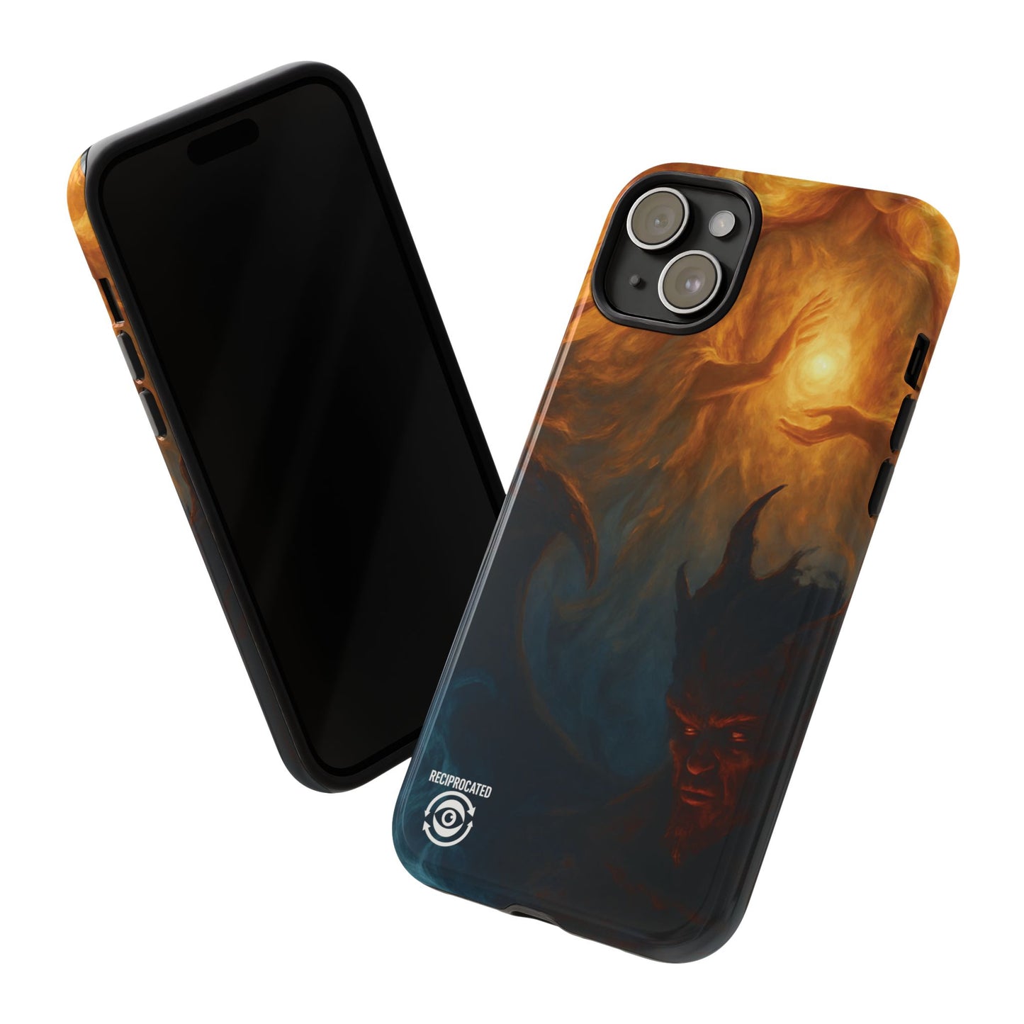 Tough Cases - Angelic Art Phone Case | Dark Fantasy Design, Unique Gift for Gamers, Halloween Decor, Protective Cover, Stylish Accessory