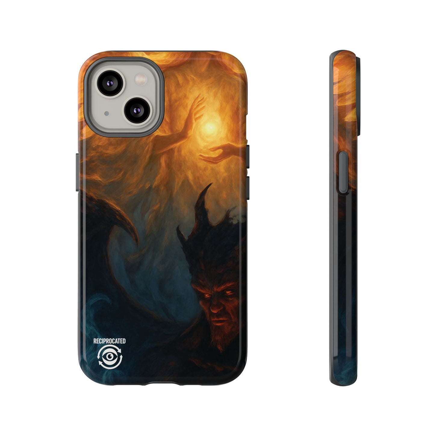 Tough Cases - Angelic Art Phone Case | Dark Fantasy Design, Unique Gift for Gamers, Halloween Decor, Protective Cover, Stylish Accessory