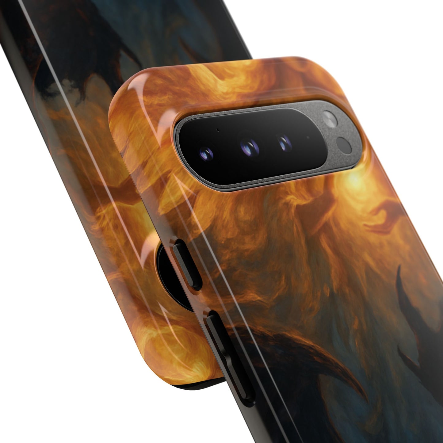 Tough Cases - Angelic Art Phone Case | Dark Fantasy Design, Unique Gift for Gamers, Halloween Decor, Protective Cover, Stylish Accessory