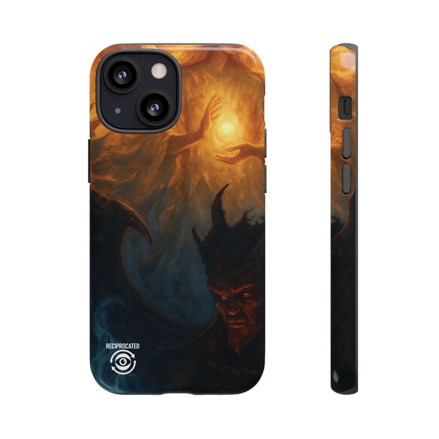 Tough Cases - Angelic Art Phone Case | Dark Fantasy Design, Unique Gift for Gamers, Halloween Decor, Protective Cover, Stylish Accessory