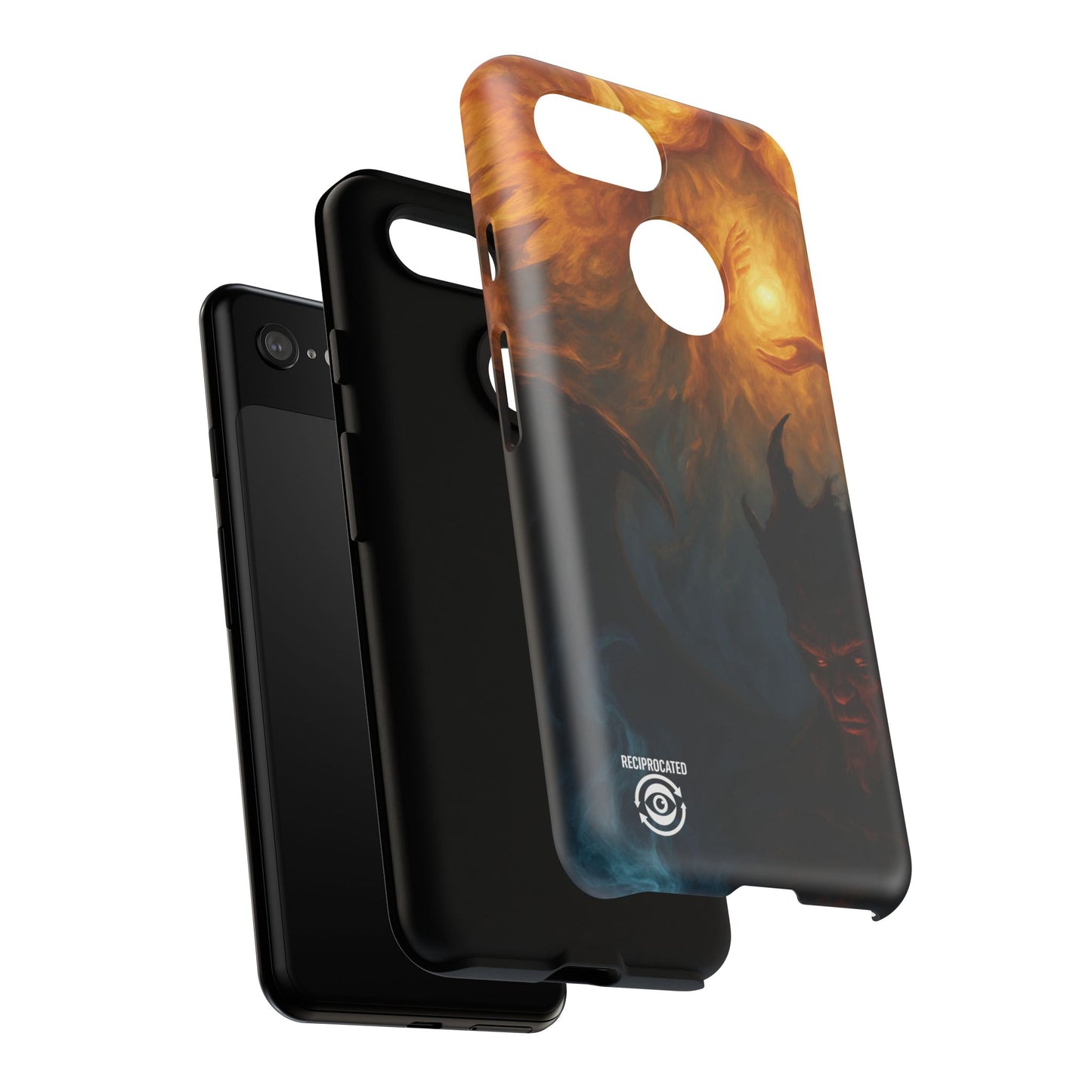 Tough Cases - Angelic Art Phone Case | Dark Fantasy Design, Unique Gift for Gamers, Halloween Decor, Protective Cover, Stylish Accessory