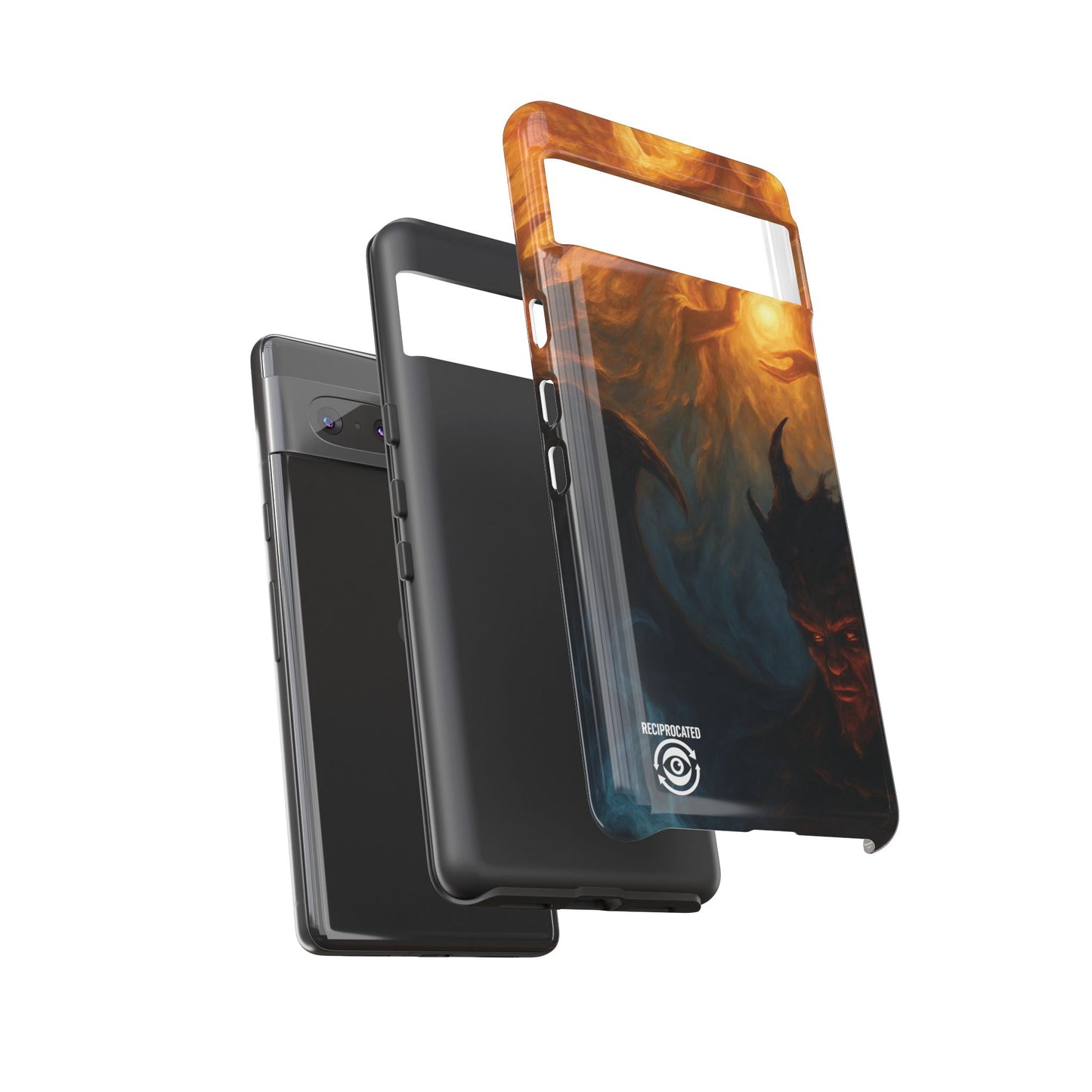 Tough Cases - Angelic Art Phone Case | Dark Fantasy Design, Unique Gift for Gamers, Halloween Decor, Protective Cover, Stylish Accessory