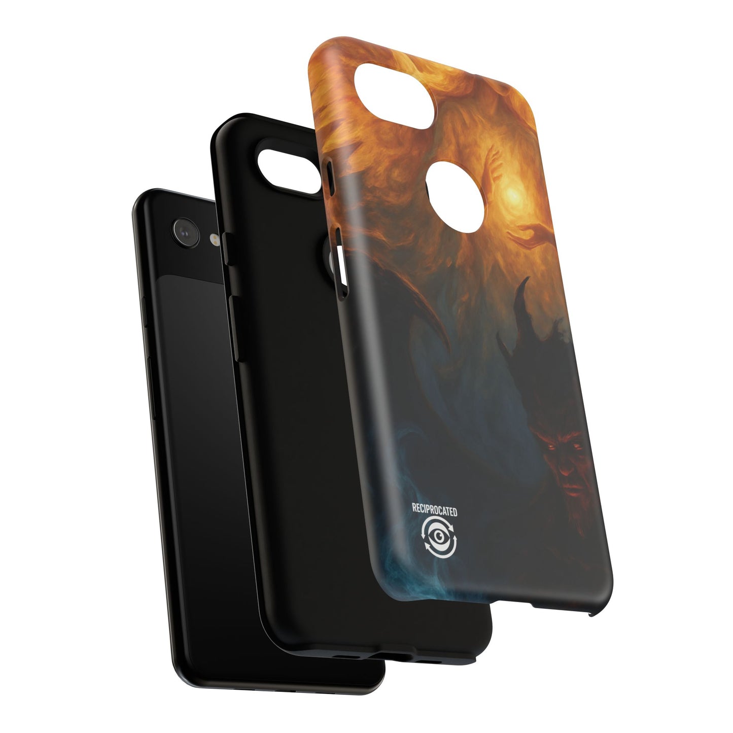 Tough Cases - Angelic Art Phone Case | Dark Fantasy Design, Unique Gift for Gamers, Halloween Decor, Protective Cover, Stylish Accessory