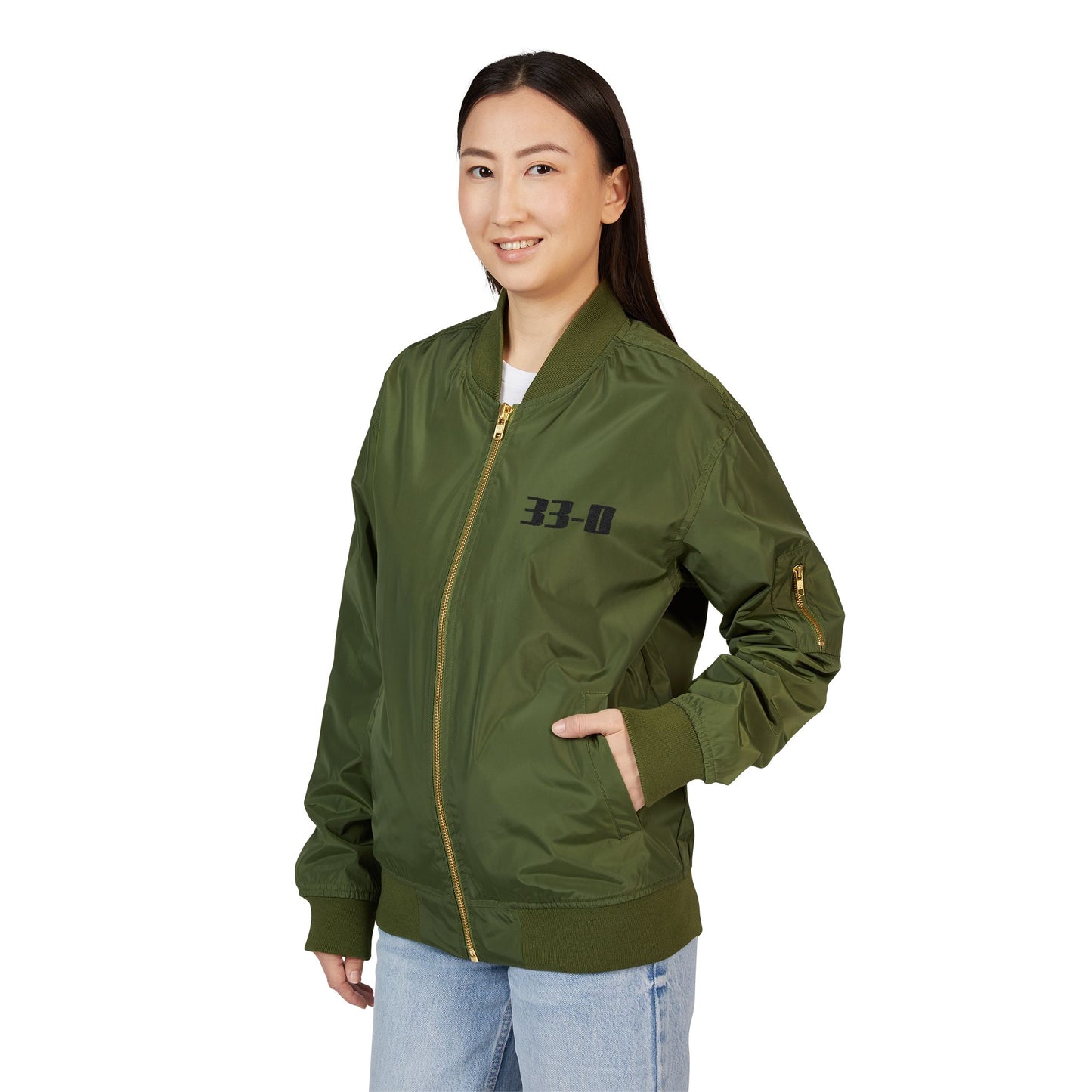Eco-Friendly Embroidered Bomber Jacket, Stylish Recycled Fashion, Sustainable Outerwear, Casual Layering Piece, Gift for Him/Her