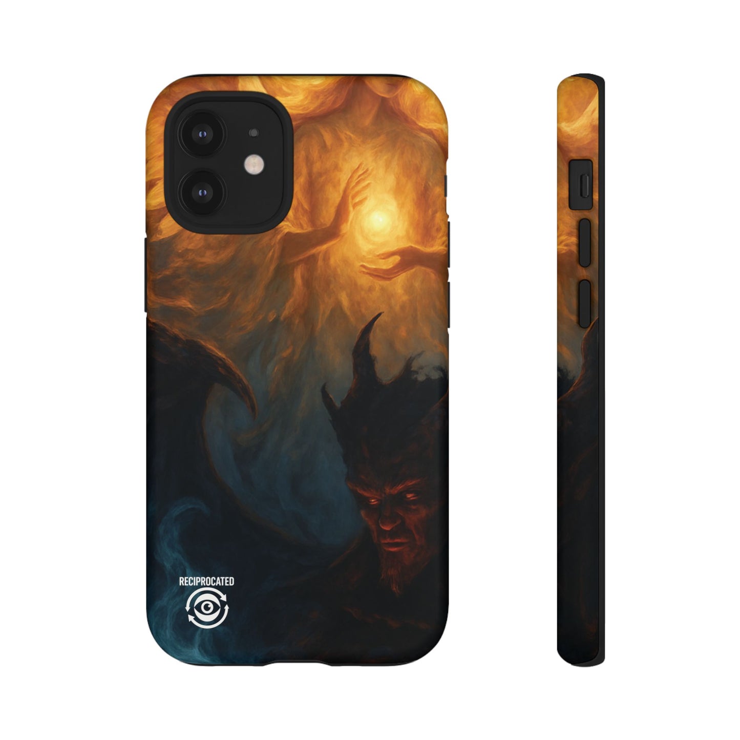 Tough Cases - Angelic Art Phone Case | Dark Fantasy Design, Unique Gift for Gamers, Halloween Decor, Protective Cover, Stylish Accessory