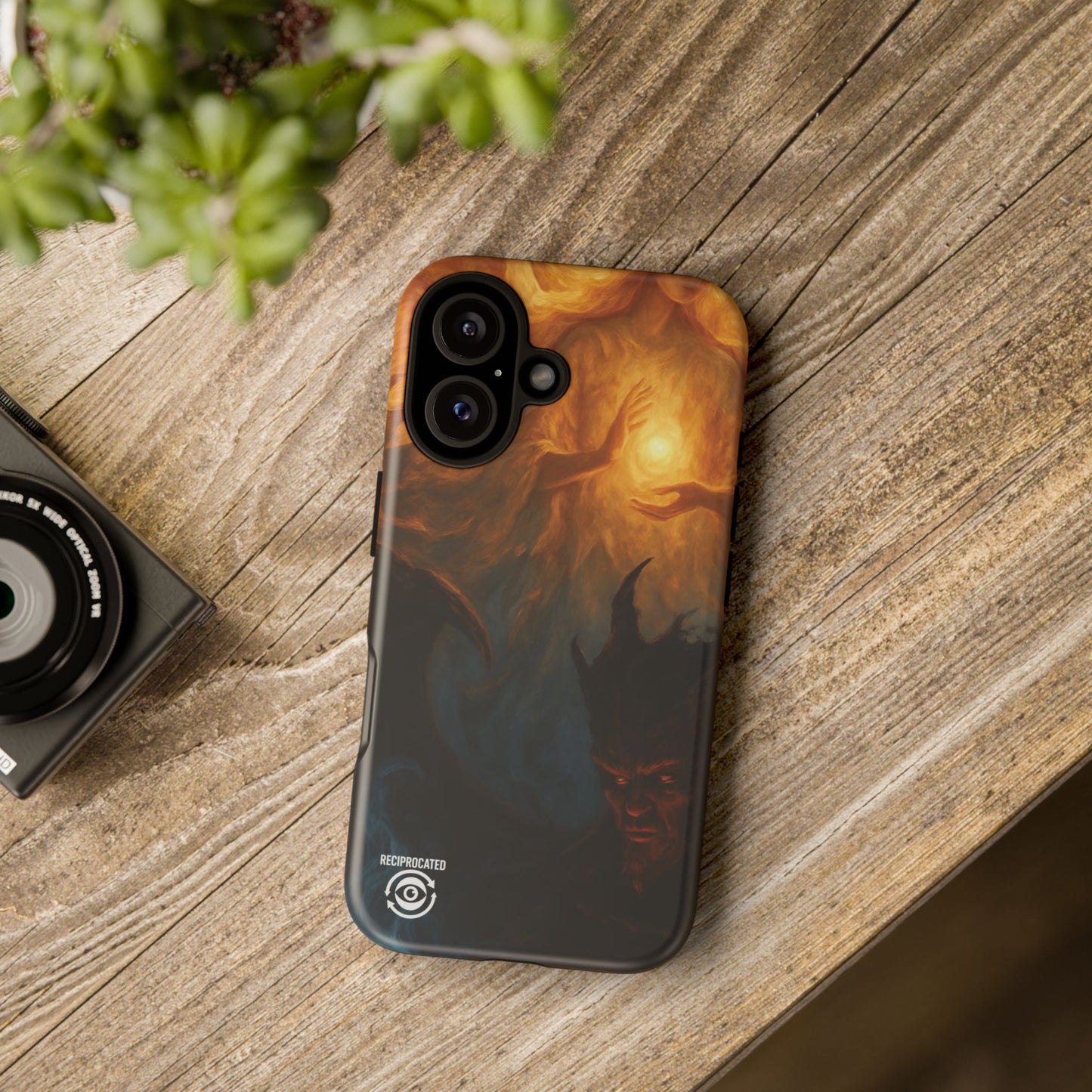Tough Cases - Angelic Art Phone Case | Dark Fantasy Design, Unique Gift for Gamers, Halloween Decor, Protective Cover, Stylish Accessory