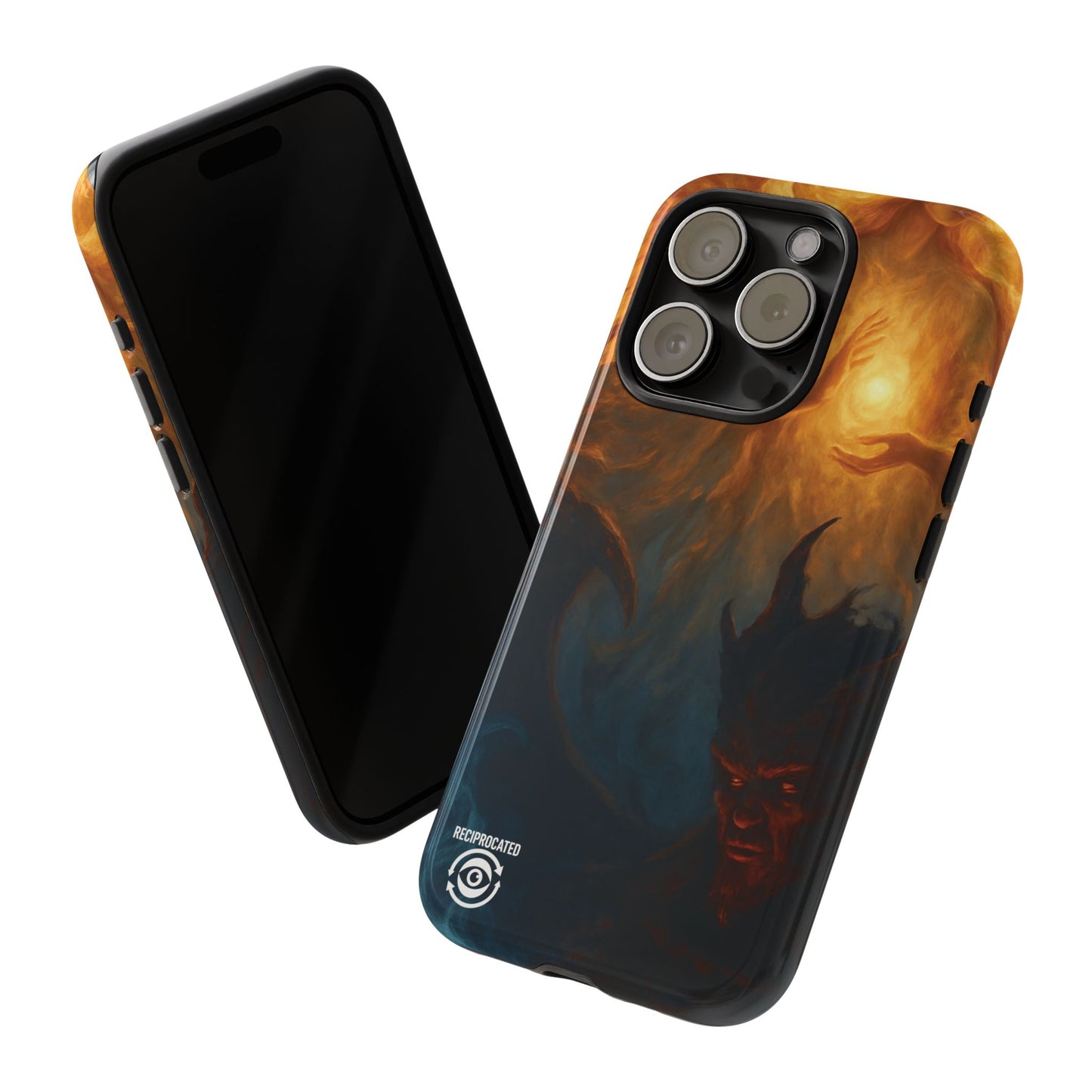 Tough Cases - Angelic Art Phone Case | Dark Fantasy Design, Unique Gift for Gamers, Halloween Decor, Protective Cover, Stylish Accessory