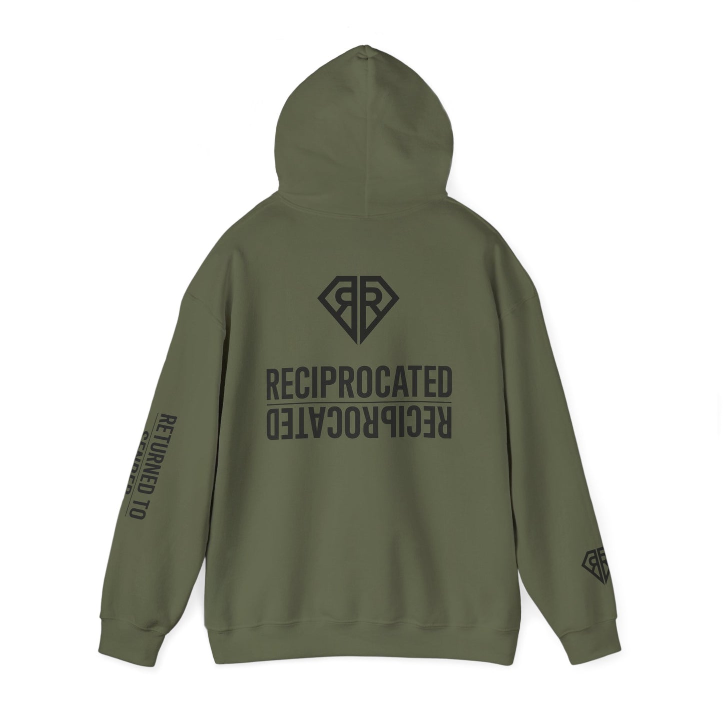 Reciprocated Energy Unisex Heavy Blend Hoodie, Inspirational Sweatshirt, Self-Care Gift, Motivational Apparel, Cozy Gift for Friends