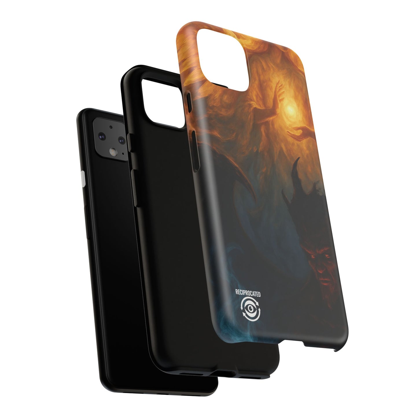 Tough Cases - Angelic Art Phone Case | Dark Fantasy Design, Unique Gift for Gamers, Halloween Decor, Protective Cover, Stylish Accessory