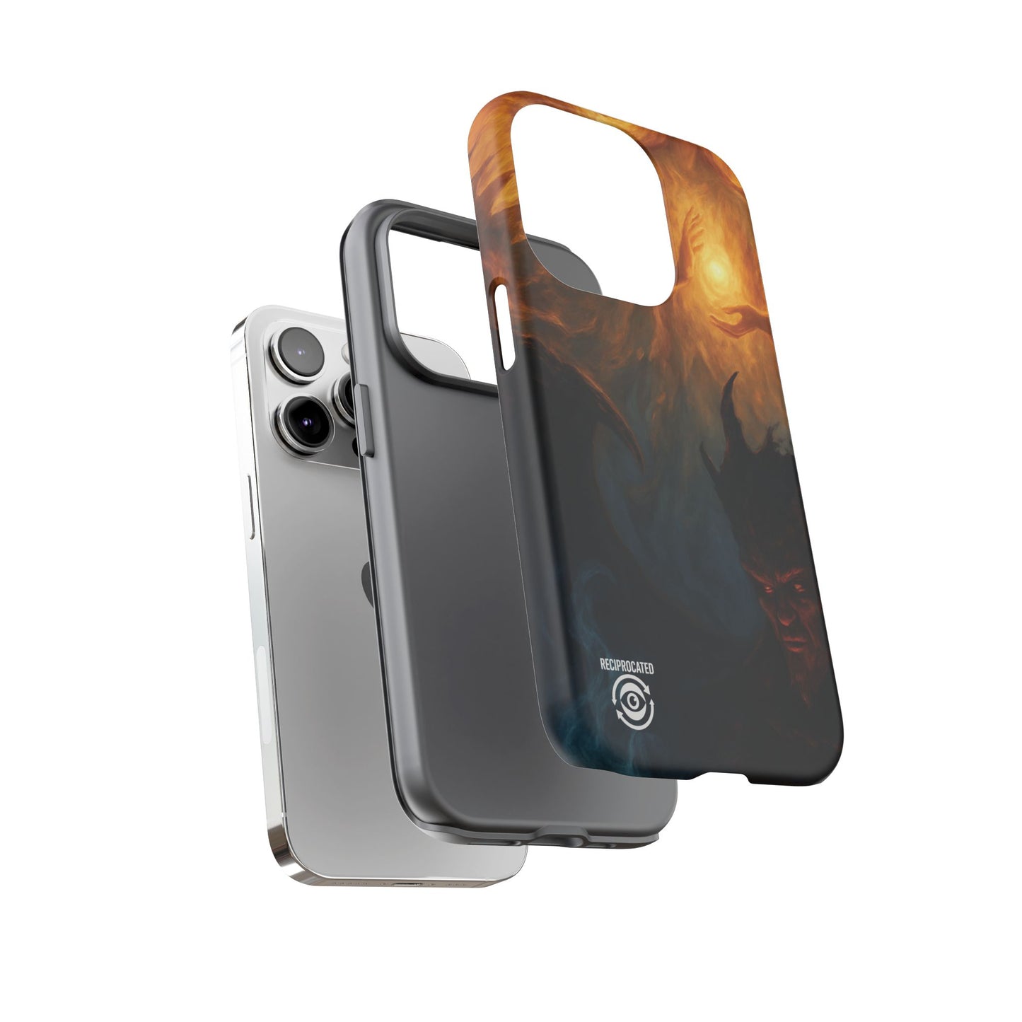 Tough Cases - Angelic Art Phone Case | Dark Fantasy Design, Unique Gift for Gamers, Halloween Decor, Protective Cover, Stylish Accessory