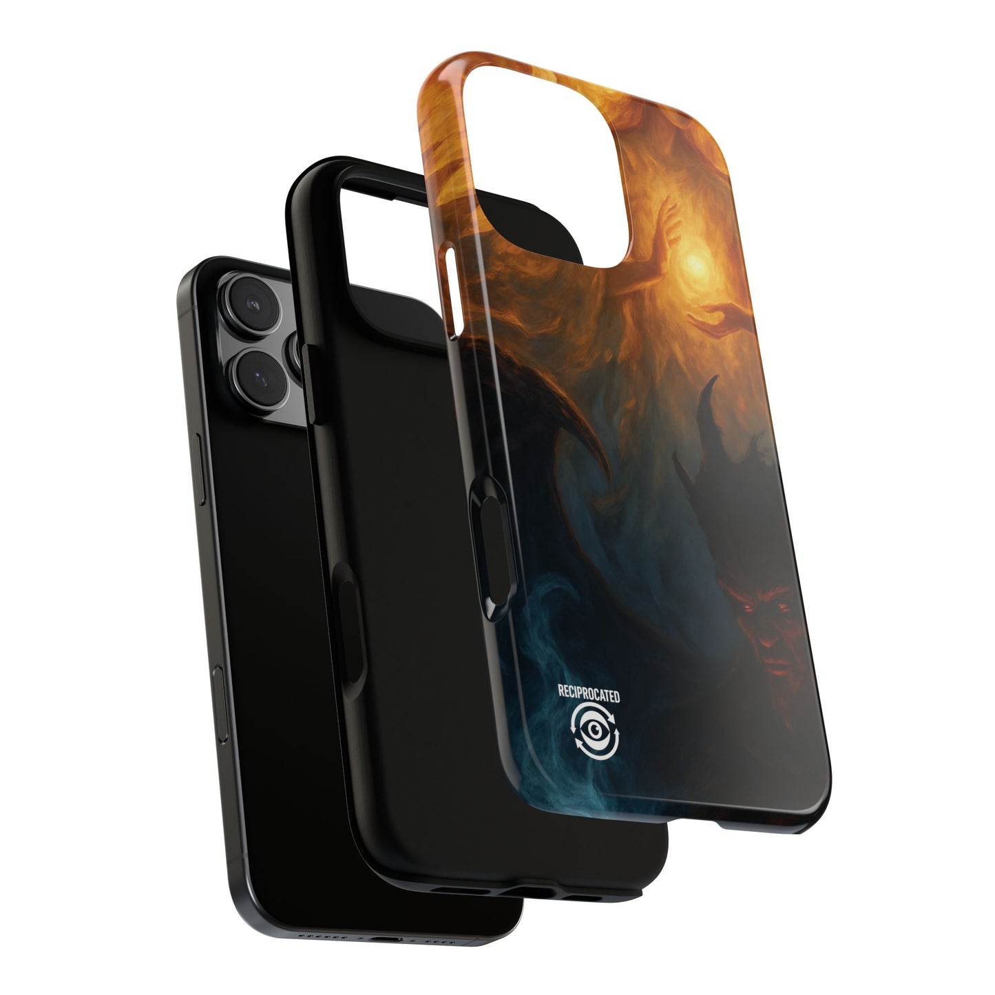 Tough Cases - Angelic Art Phone Case | Dark Fantasy Design, Unique Gift for Gamers, Halloween Decor, Protective Cover, Stylish Accessory