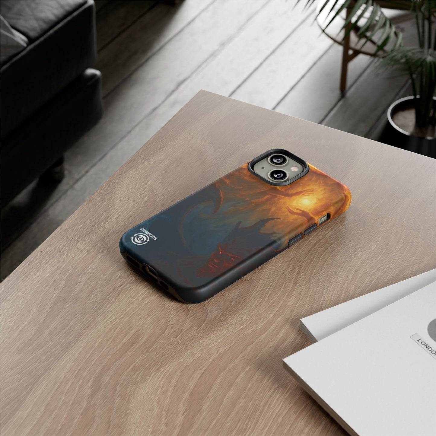 Tough Cases - Angelic Art Phone Case | Dark Fantasy Design, Unique Gift for Gamers, Halloween Decor, Protective Cover, Stylish Accessory