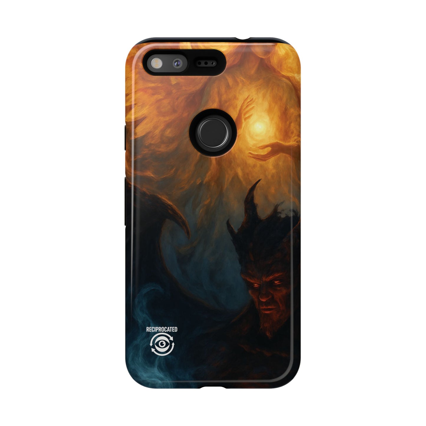 Tough Cases - Angelic Art Phone Case | Dark Fantasy Design, Unique Gift for Gamers, Halloween Decor, Protective Cover, Stylish Accessory