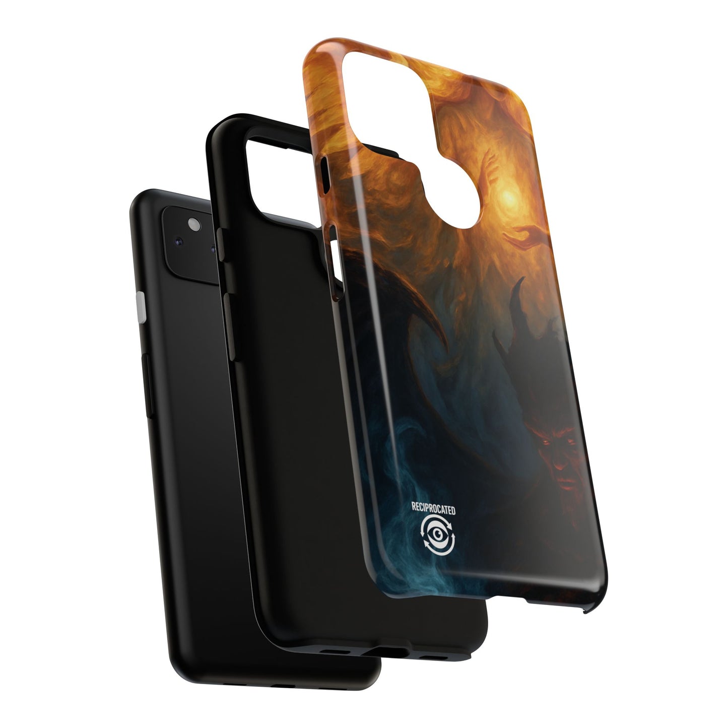 Tough Cases - Angelic Art Phone Case | Dark Fantasy Design, Unique Gift for Gamers, Halloween Decor, Protective Cover, Stylish Accessory