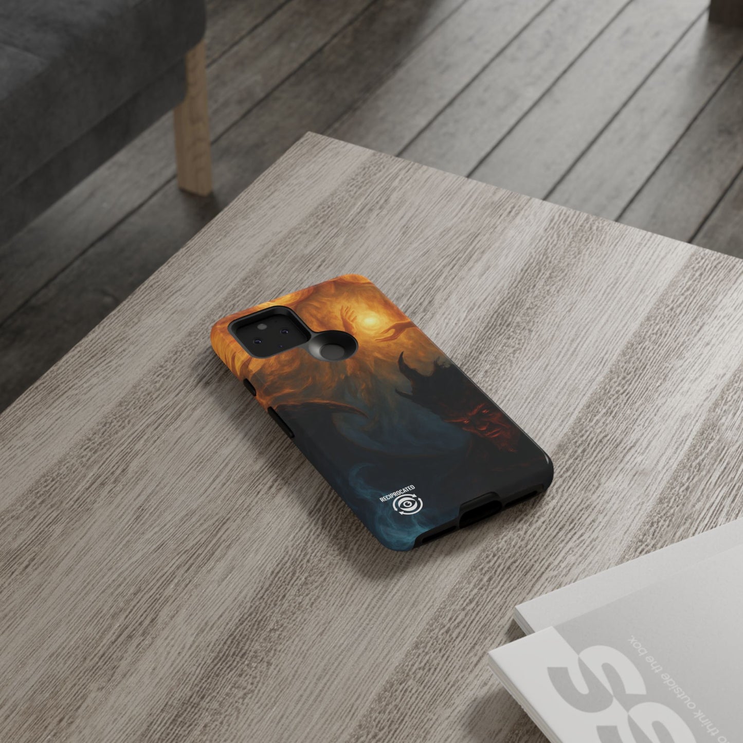 Tough Cases - Angelic Art Phone Case | Dark Fantasy Design, Unique Gift for Gamers, Halloween Decor, Protective Cover, Stylish Accessory