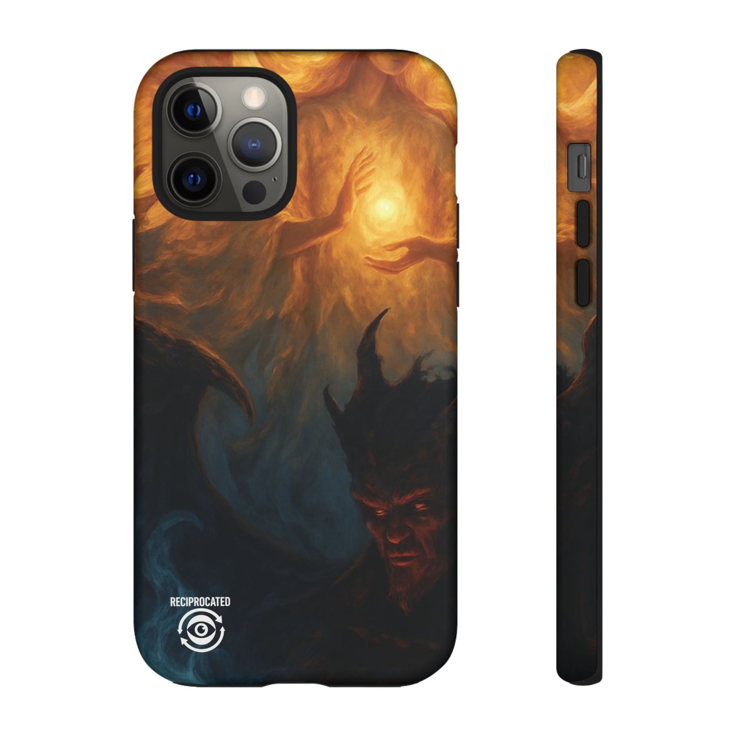 Tough Cases - Angelic Art Phone Case | Dark Fantasy Design, Unique Gift for Gamers, Halloween Decor, Protective Cover, Stylish Accessory