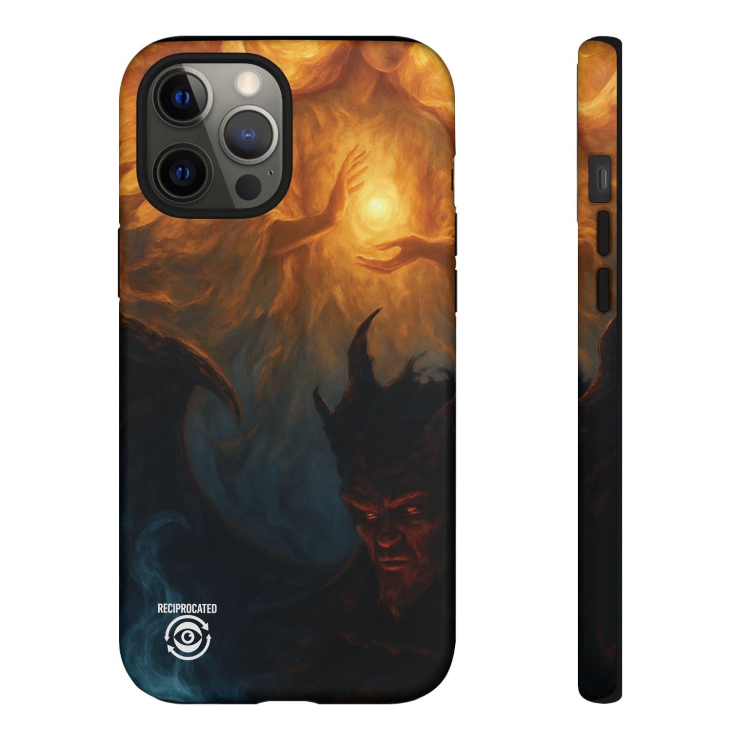 Tough Cases - Angelic Art Phone Case | Dark Fantasy Design, Unique Gift for Gamers, Halloween Decor, Protective Cover, Stylish Accessory