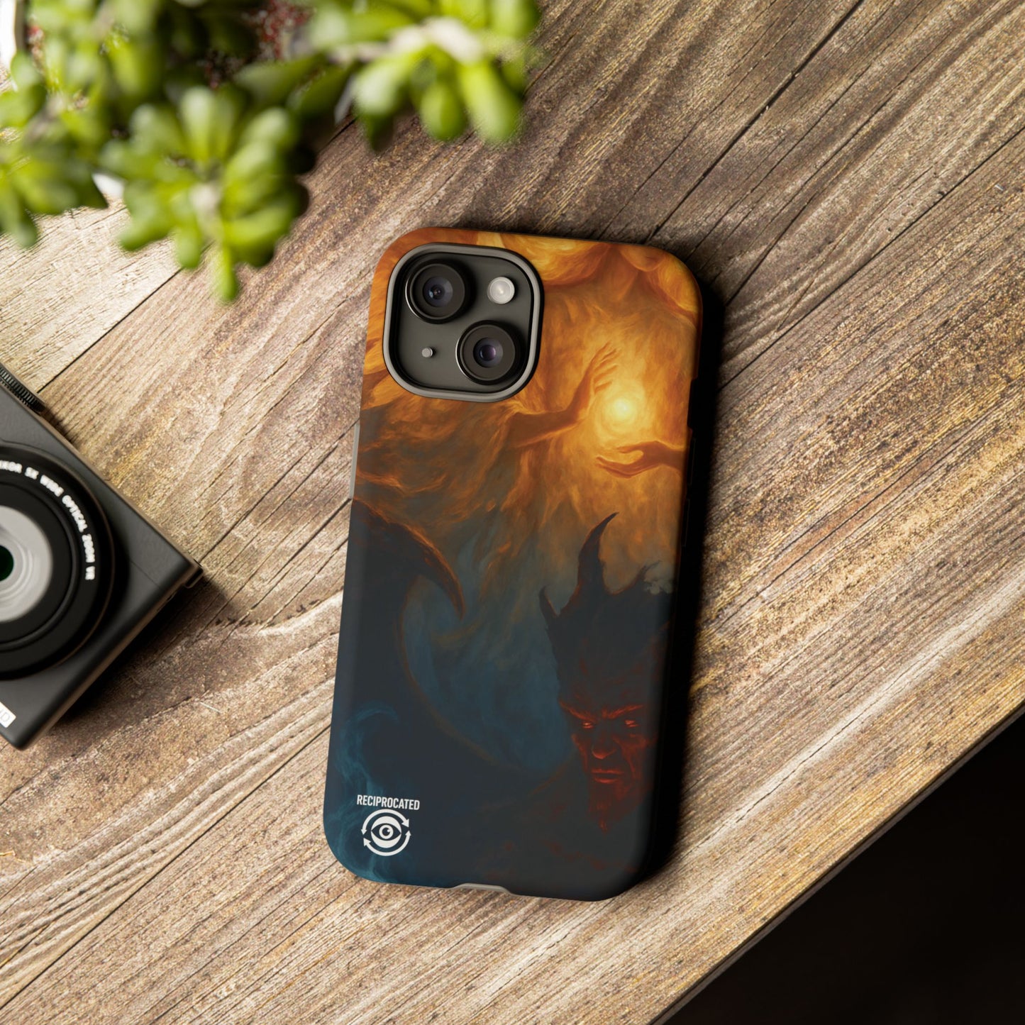 Tough Cases - Angelic Art Phone Case | Dark Fantasy Design, Unique Gift for Gamers, Halloween Decor, Protective Cover, Stylish Accessory
