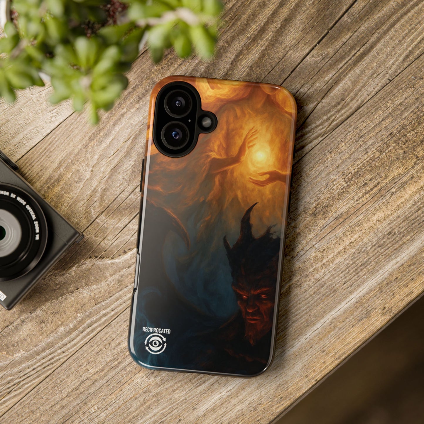 Tough Cases - Angelic Art Phone Case | Dark Fantasy Design, Unique Gift for Gamers, Halloween Decor, Protective Cover, Stylish Accessory