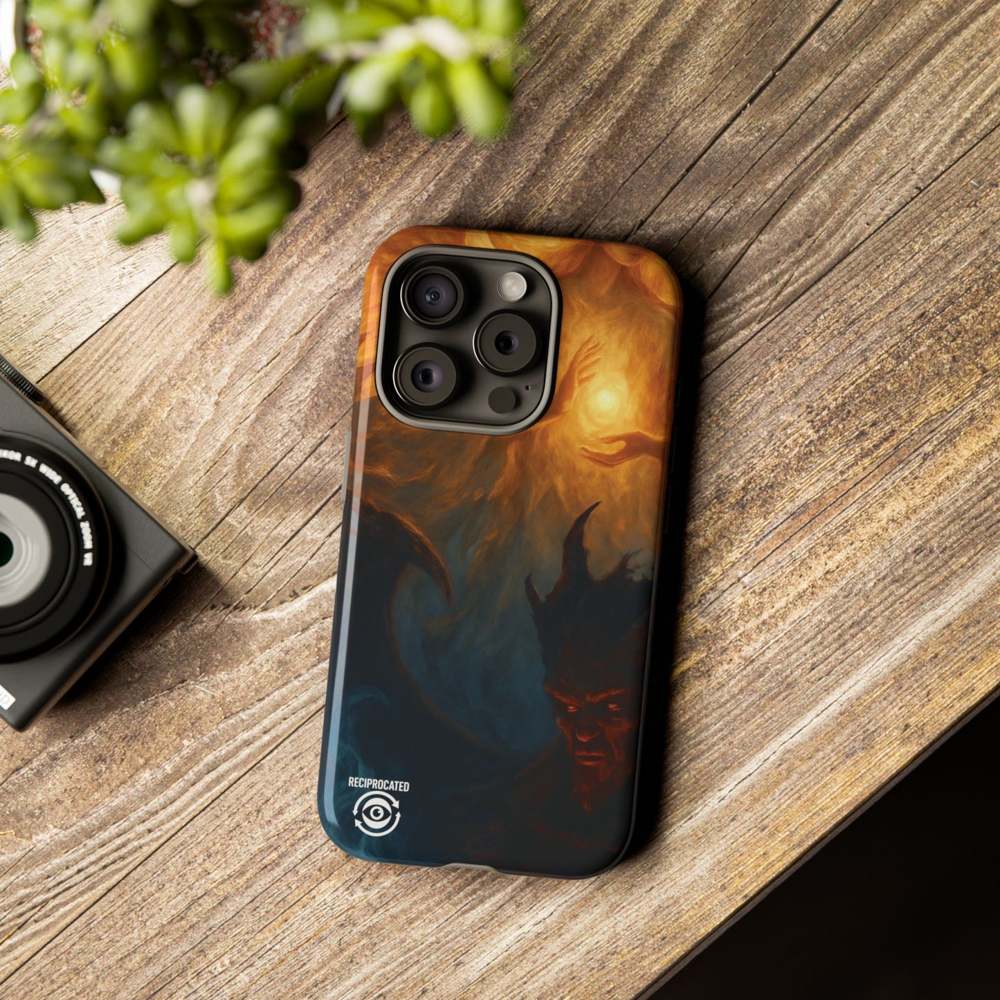 Tough Cases - Angelic Art Phone Case | Dark Fantasy Design, Unique Gift for Gamers, Halloween Decor, Protective Cover, Stylish Accessory