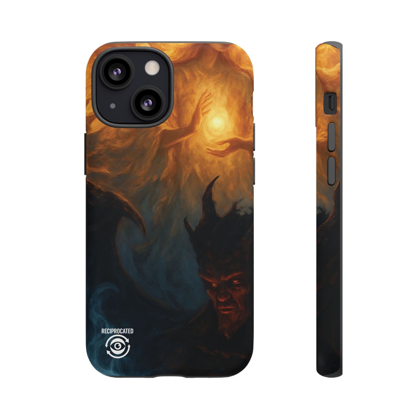 Tough Cases - Angelic Art Phone Case | Dark Fantasy Design, Unique Gift for Gamers, Halloween Decor, Protective Cover, Stylish Accessory
