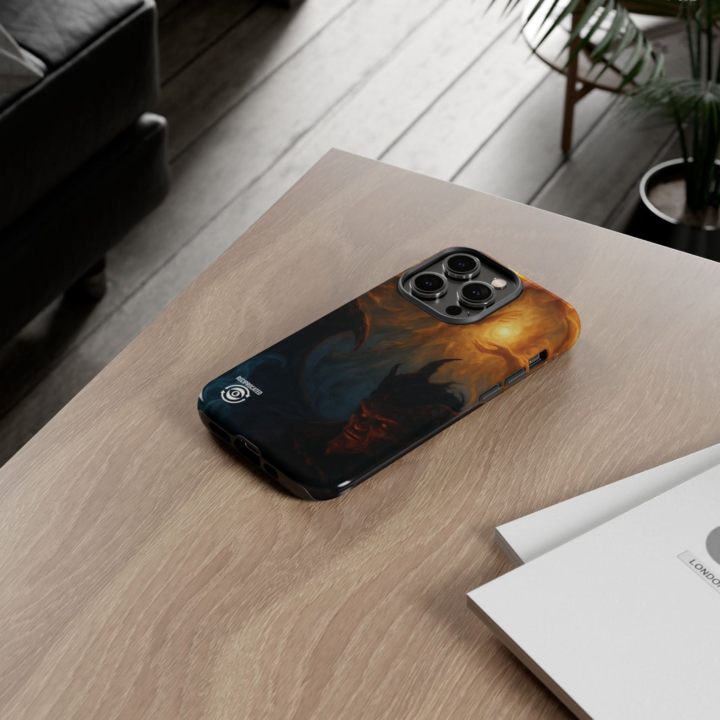 Tough Cases - Angelic Art Phone Case | Dark Fantasy Design, Unique Gift for Gamers, Halloween Decor, Protective Cover, Stylish Accessory
