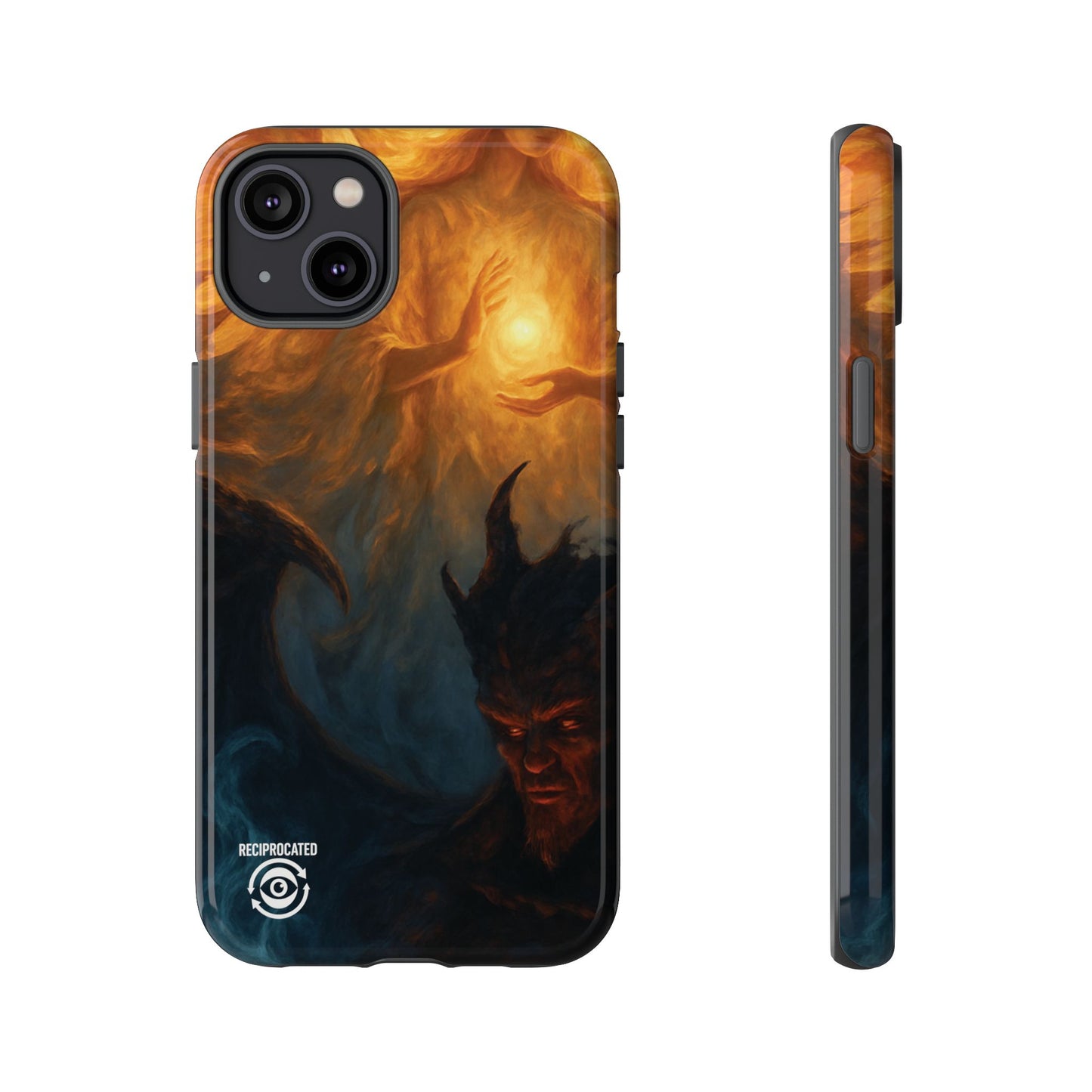 Tough Cases - Angelic Art Phone Case | Dark Fantasy Design, Unique Gift for Gamers, Halloween Decor, Protective Cover, Stylish Accessory