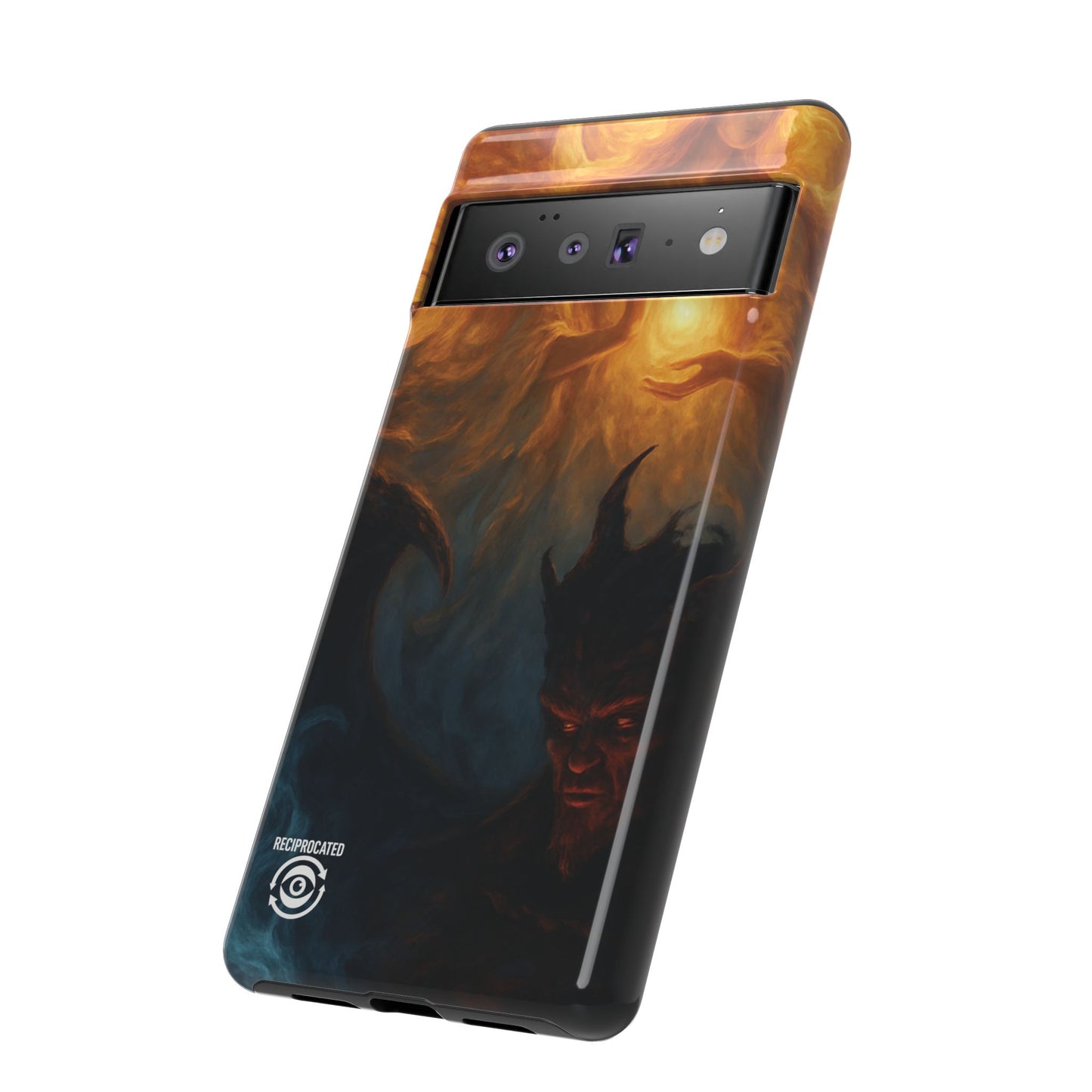 Tough Cases - Angelic Art Phone Case | Dark Fantasy Design, Unique Gift for Gamers, Halloween Decor, Protective Cover, Stylish Accessory