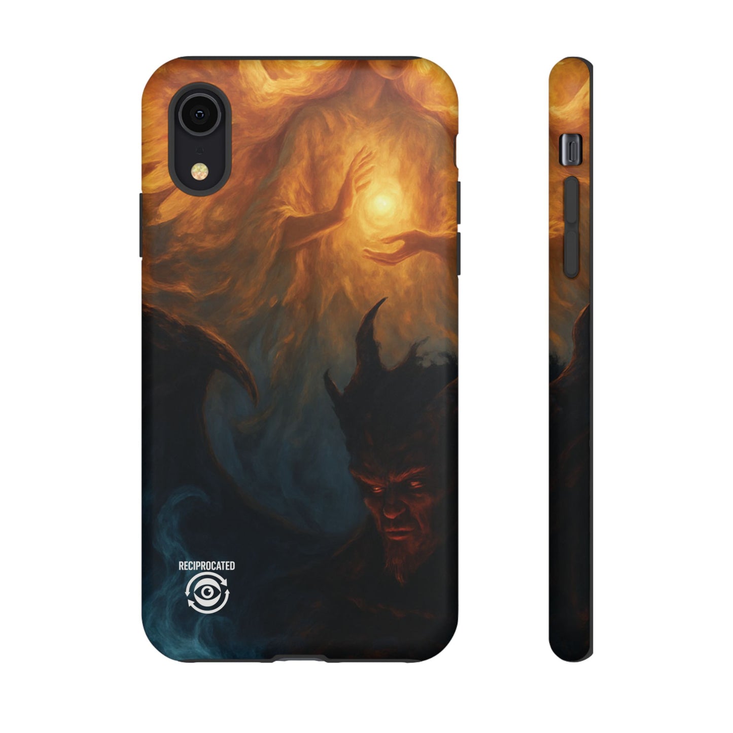 Tough Cases - Angelic Art Phone Case | Dark Fantasy Design, Unique Gift for Gamers, Halloween Decor, Protective Cover, Stylish Accessory