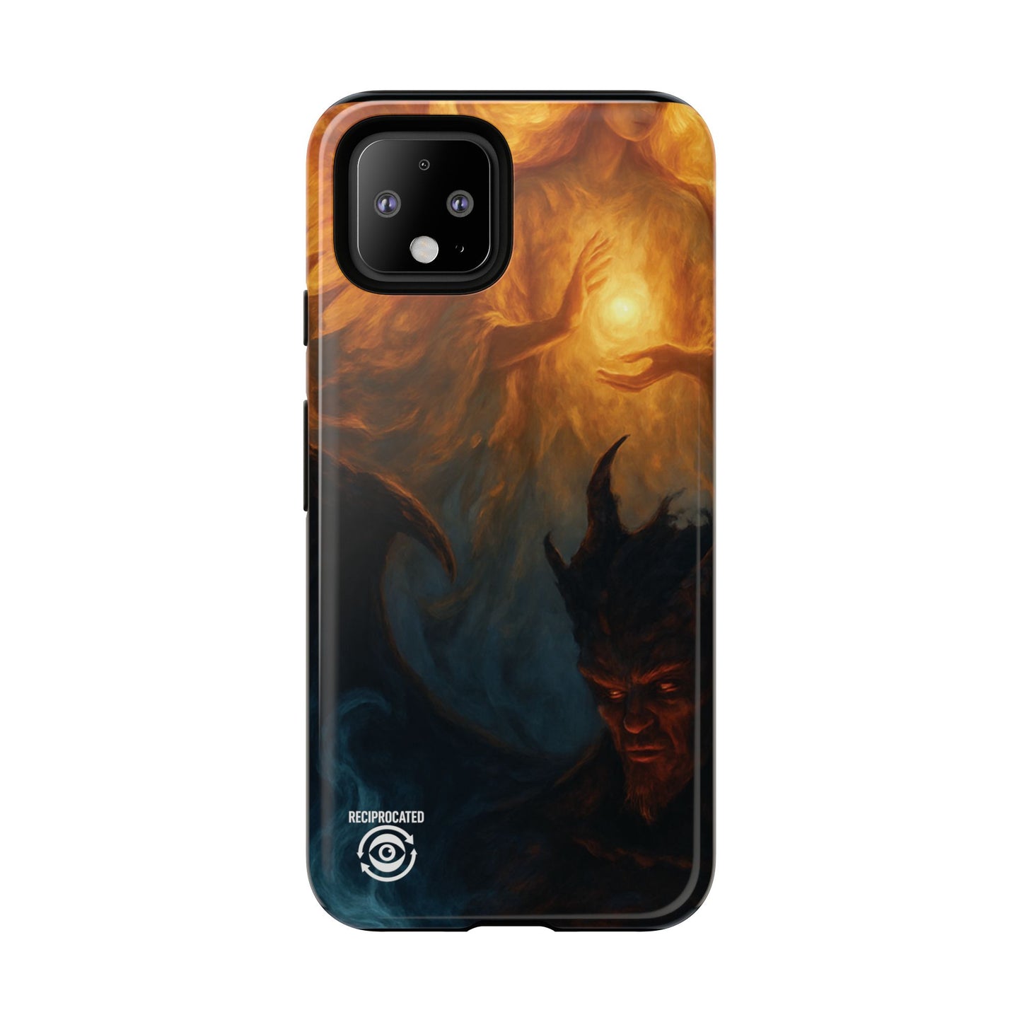 Tough Cases - Angelic Art Phone Case | Dark Fantasy Design, Unique Gift for Gamers, Halloween Decor, Protective Cover, Stylish Accessory