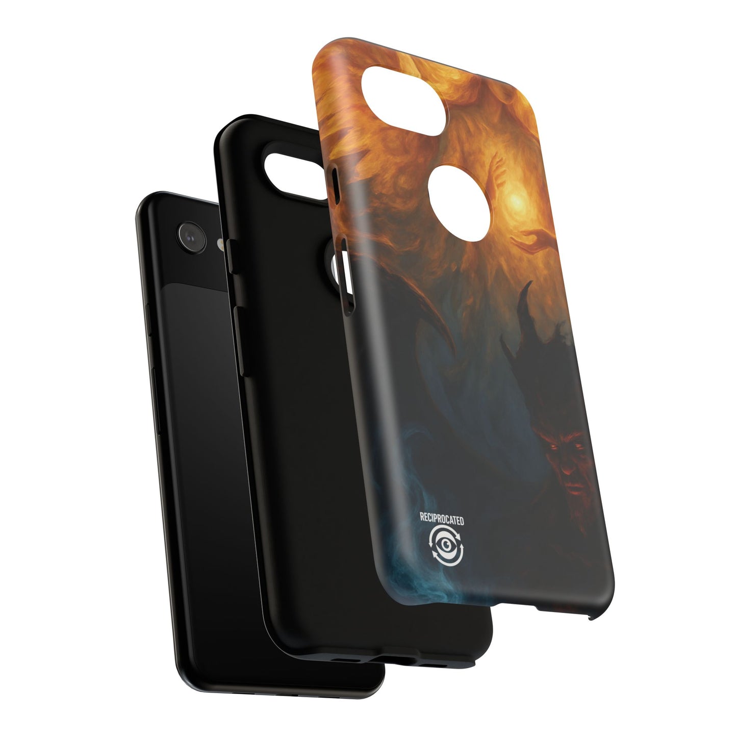 Tough Cases - Angelic Art Phone Case | Dark Fantasy Design, Unique Gift for Gamers, Halloween Decor, Protective Cover, Stylish Accessory