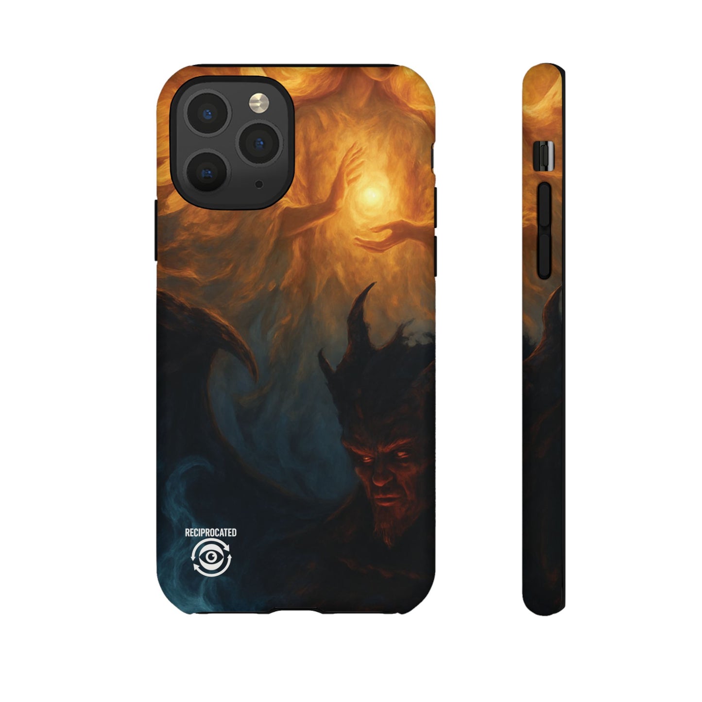 Tough Cases - Angelic Art Phone Case | Dark Fantasy Design, Unique Gift for Gamers, Halloween Decor, Protective Cover, Stylish Accessory