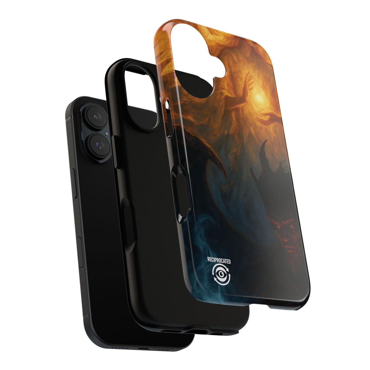Tough Cases - Angelic Art Phone Case | Dark Fantasy Design, Unique Gift for Gamers, Halloween Decor, Protective Cover, Stylish Accessory