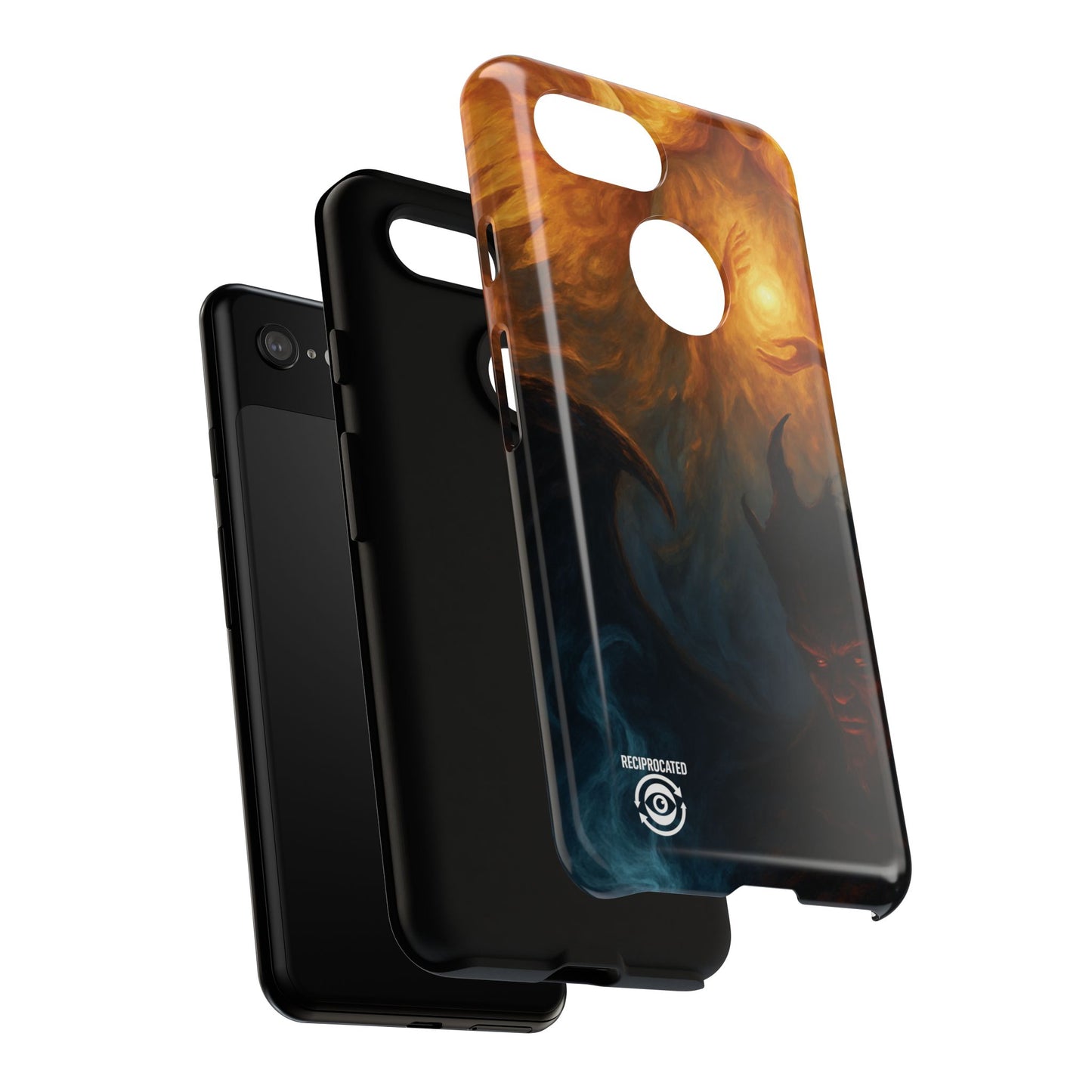 Tough Cases - Angelic Art Phone Case | Dark Fantasy Design, Unique Gift for Gamers, Halloween Decor, Protective Cover, Stylish Accessory