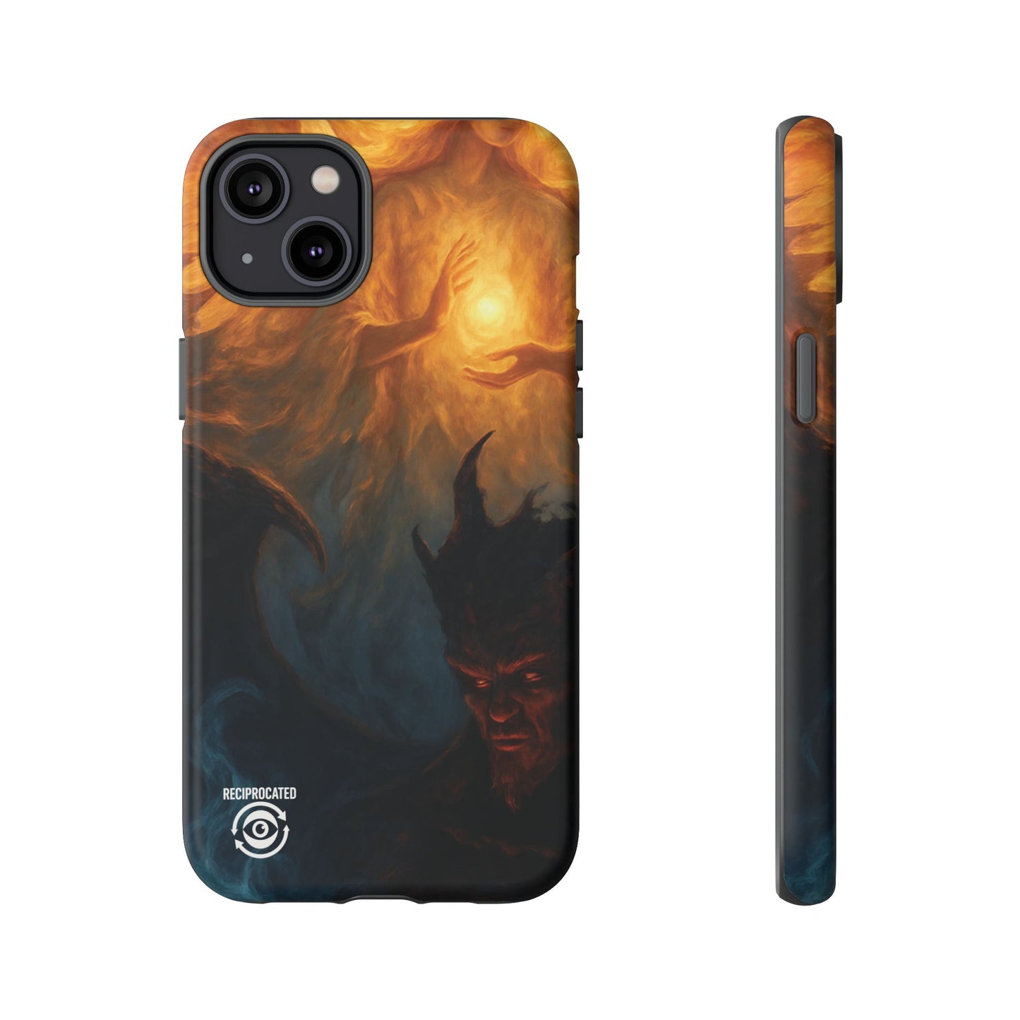 Tough Cases - Angelic Art Phone Case | Dark Fantasy Design, Unique Gift for Gamers, Halloween Decor, Protective Cover, Stylish Accessory