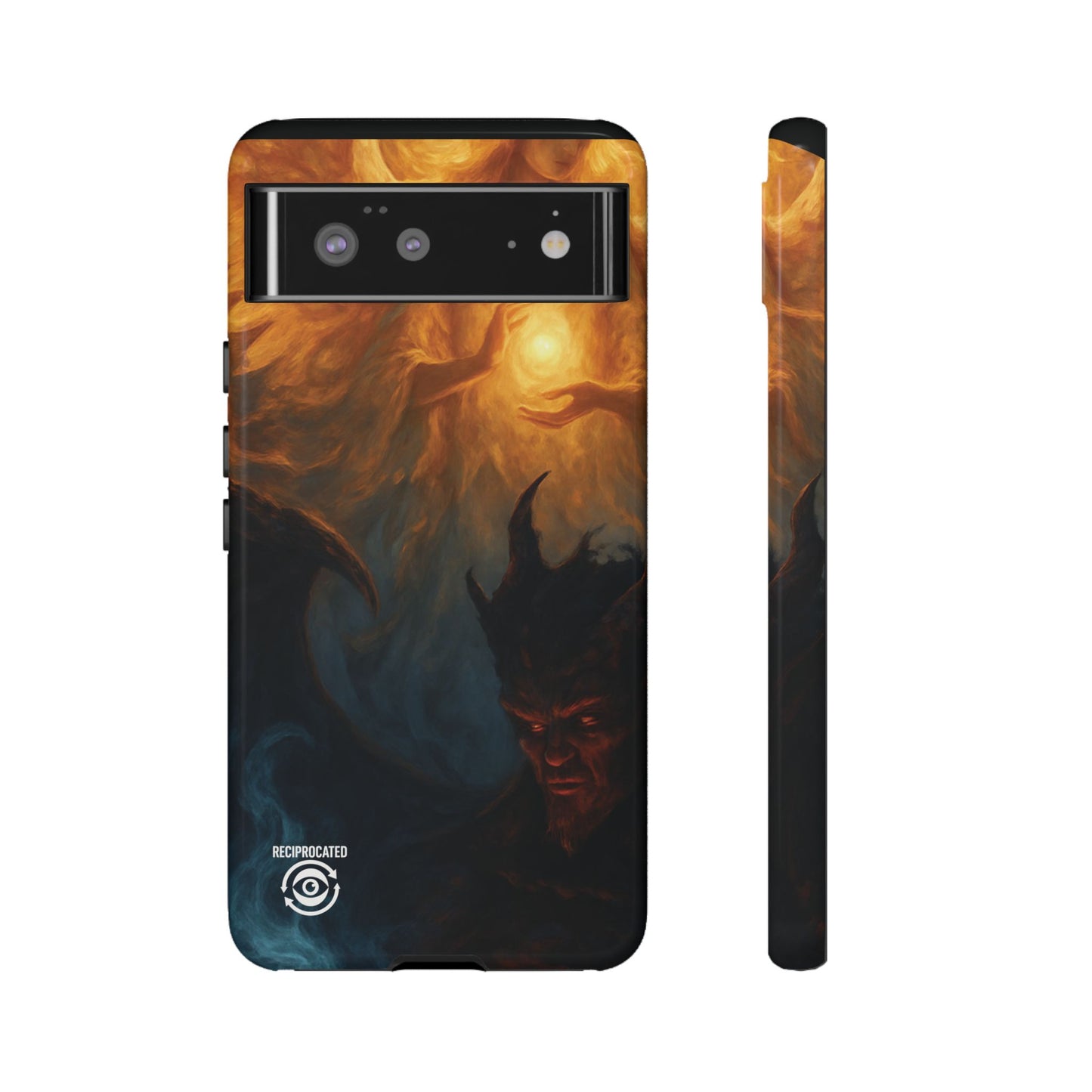 Tough Cases - Angelic Art Phone Case | Dark Fantasy Design, Unique Gift for Gamers, Halloween Decor, Protective Cover, Stylish Accessory