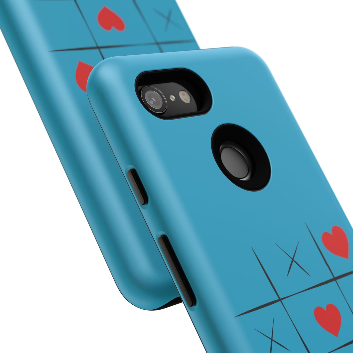 Tough Cases Phone Case - Playful Tic Tac Toe Design, Phone Accessory, Cute Gift, Durable Cover, Fun Tech