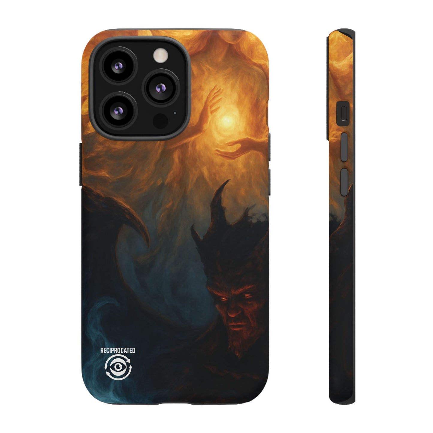 Tough Cases - Angelic Art Phone Case | Dark Fantasy Design, Unique Gift for Gamers, Halloween Decor, Protective Cover, Stylish Accessory
