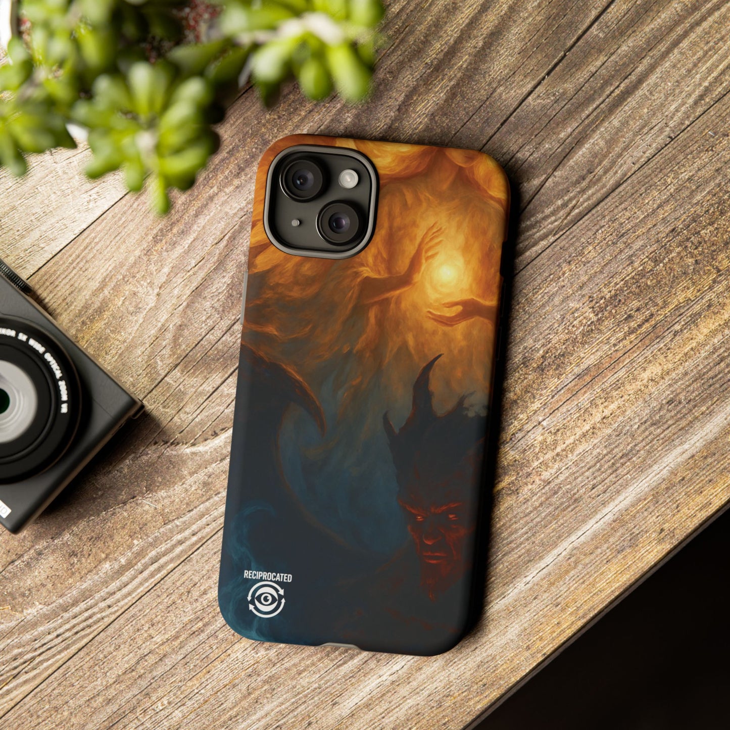 Tough Cases - Angelic Art Phone Case | Dark Fantasy Design, Unique Gift for Gamers, Halloween Decor, Protective Cover, Stylish Accessory