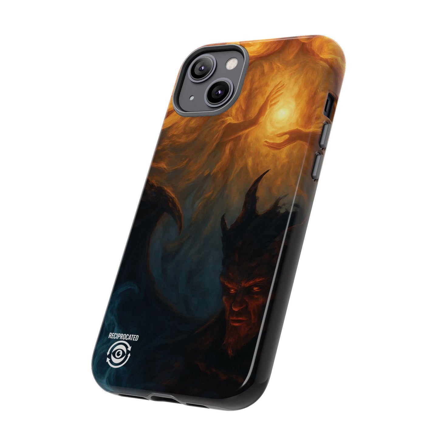 Tough Cases - Angelic Art Phone Case | Dark Fantasy Design, Unique Gift for Gamers, Halloween Decor, Protective Cover, Stylish Accessory