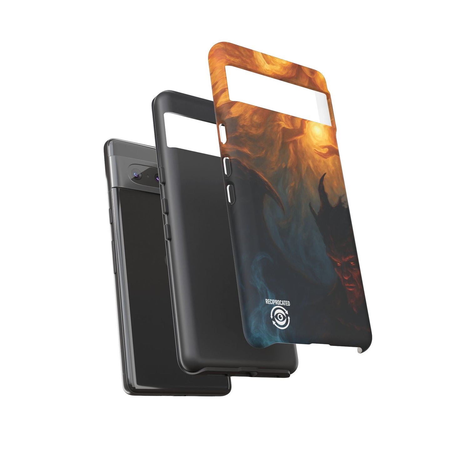 Tough Cases - Angelic Art Phone Case | Dark Fantasy Design, Unique Gift for Gamers, Halloween Decor, Protective Cover, Stylish Accessory