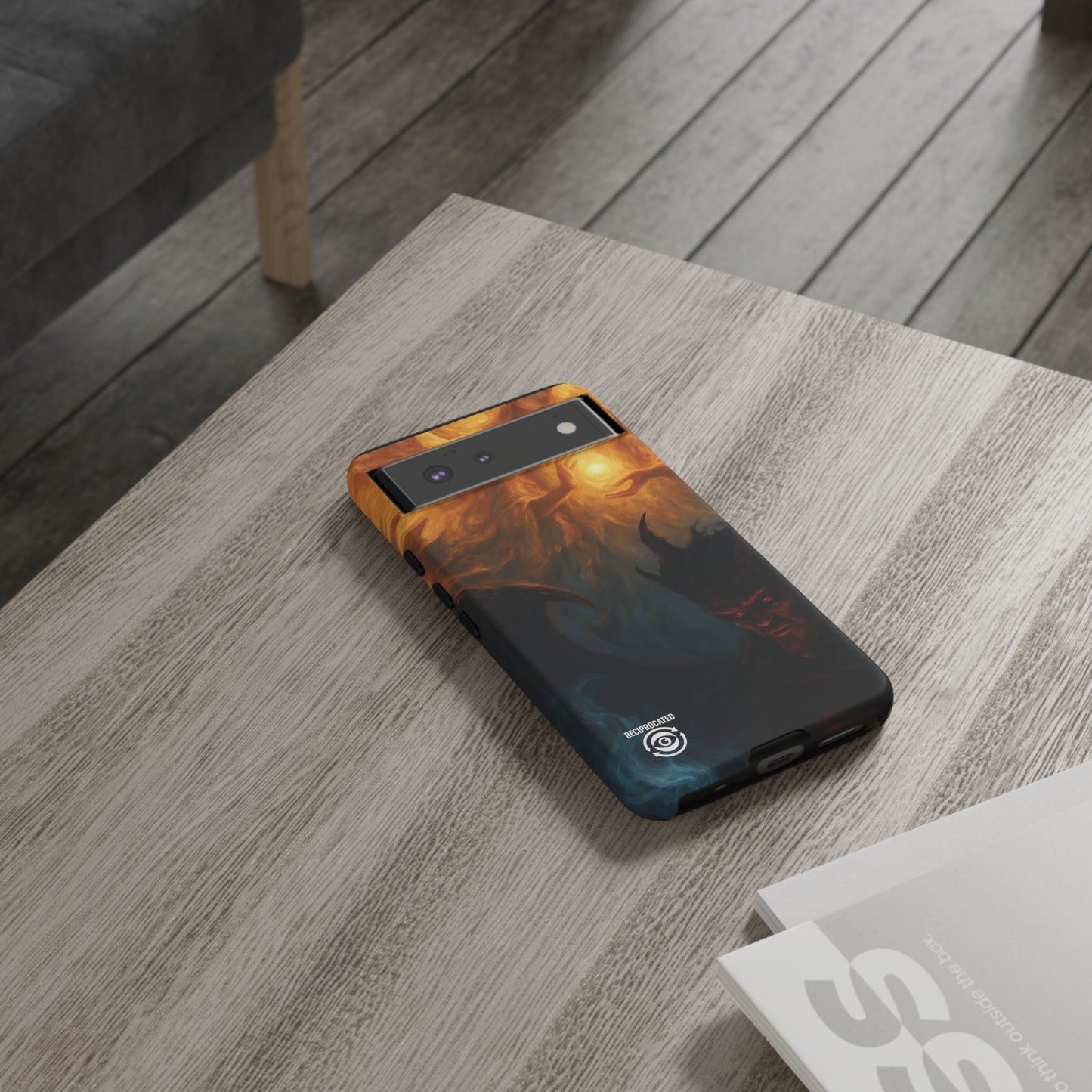 Tough Cases - Angelic Art Phone Case | Dark Fantasy Design, Unique Gift for Gamers, Halloween Decor, Protective Cover, Stylish Accessory