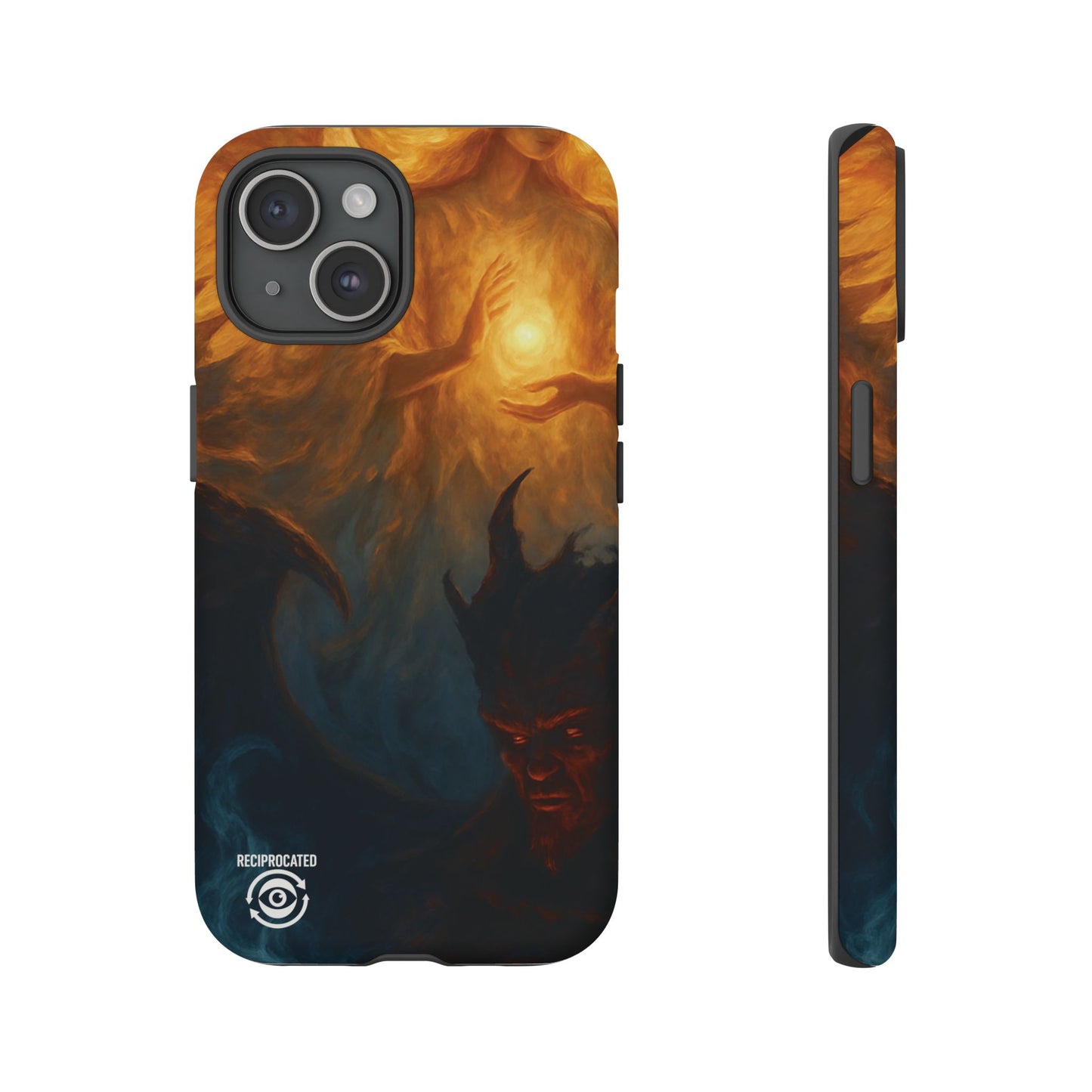 Tough Cases - Angelic Art Phone Case | Dark Fantasy Design, Unique Gift for Gamers, Halloween Decor, Protective Cover, Stylish Accessory