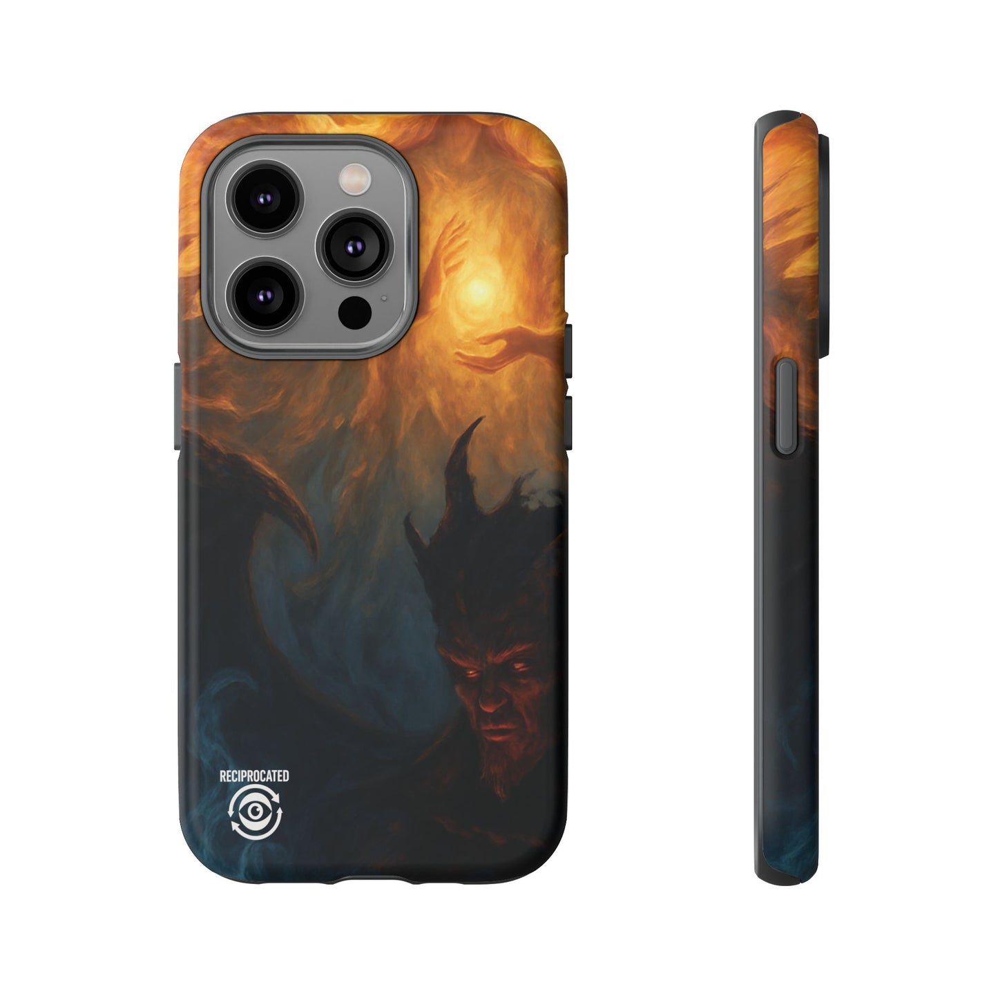 Tough Cases - Angelic Art Phone Case | Dark Fantasy Design, Unique Gift for Gamers, Halloween Decor, Protective Cover, Stylish Accessory