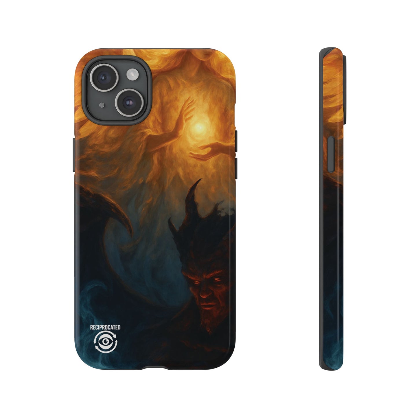 Tough Cases - Angelic Art Phone Case | Dark Fantasy Design, Unique Gift for Gamers, Halloween Decor, Protective Cover, Stylish Accessory