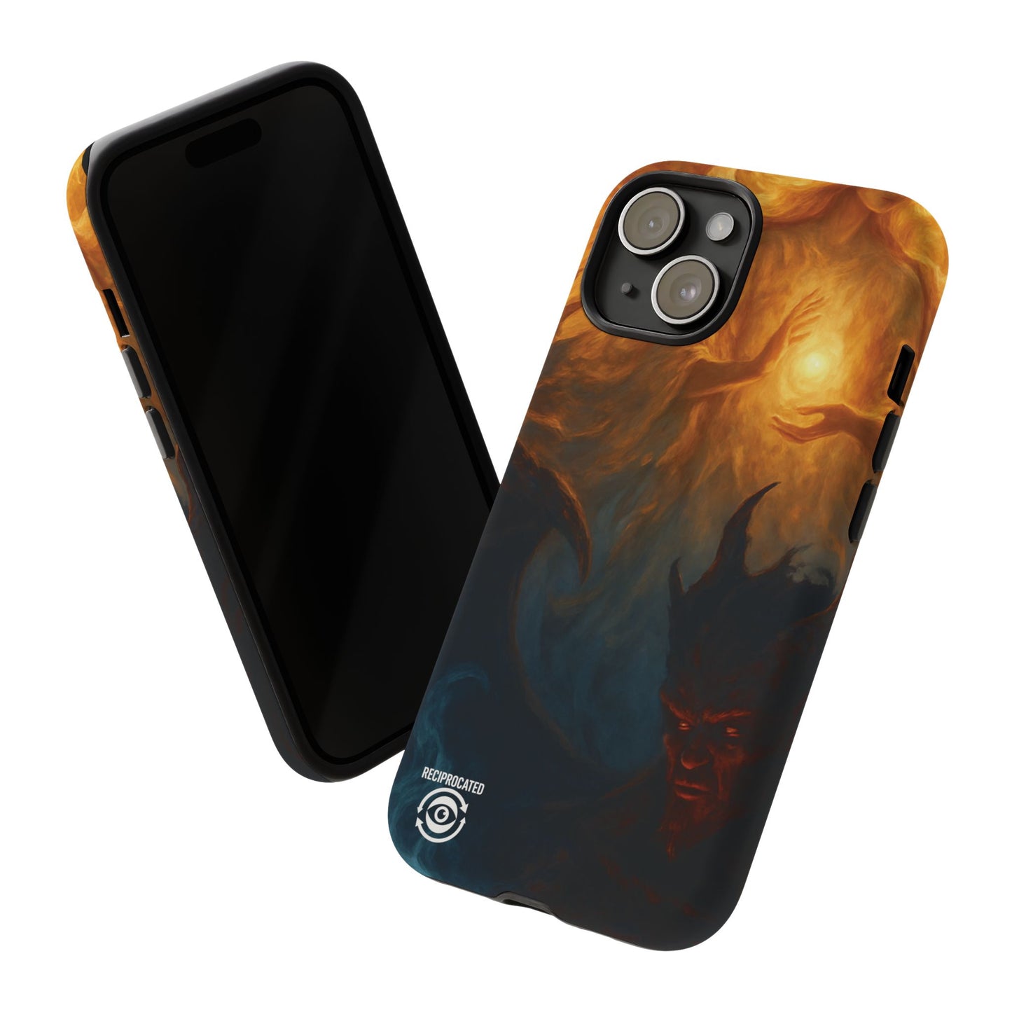 Tough Cases - Angelic Art Phone Case | Dark Fantasy Design, Unique Gift for Gamers, Halloween Decor, Protective Cover, Stylish Accessory